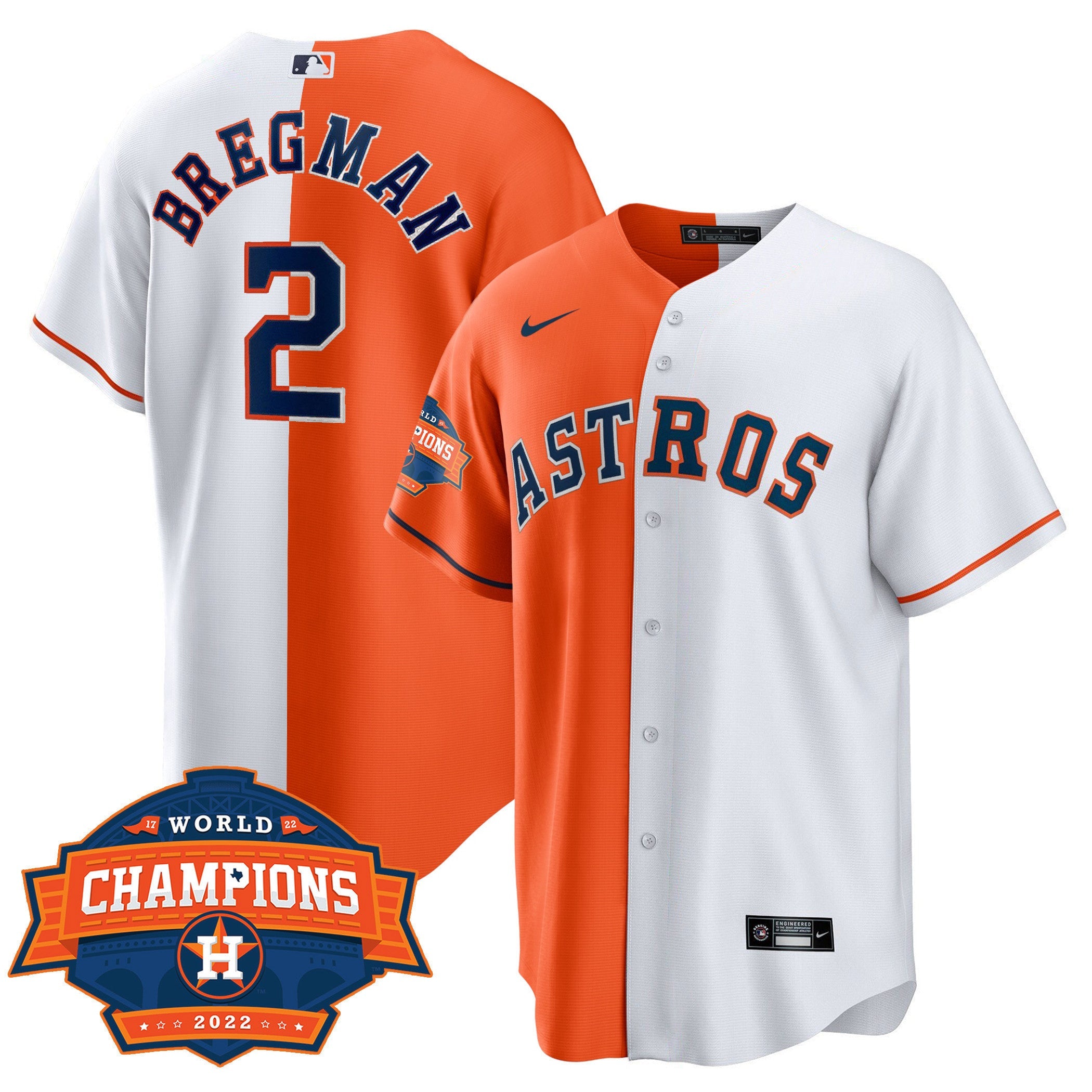 Men’s Houston Cool Base Split 2022 Champions Limited Player Jersey