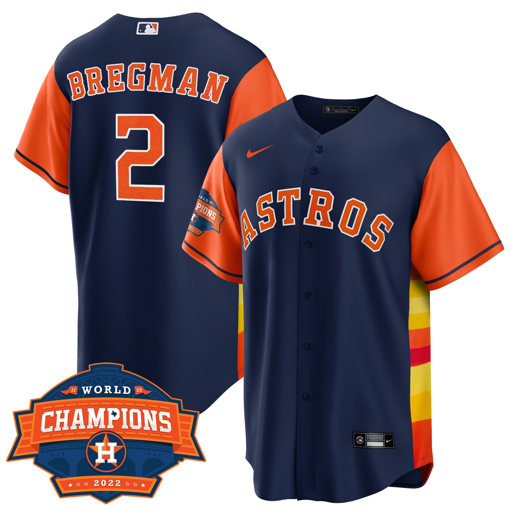 Men’s Houston Cool Base Split 2022 Champions Limited Player Jersey