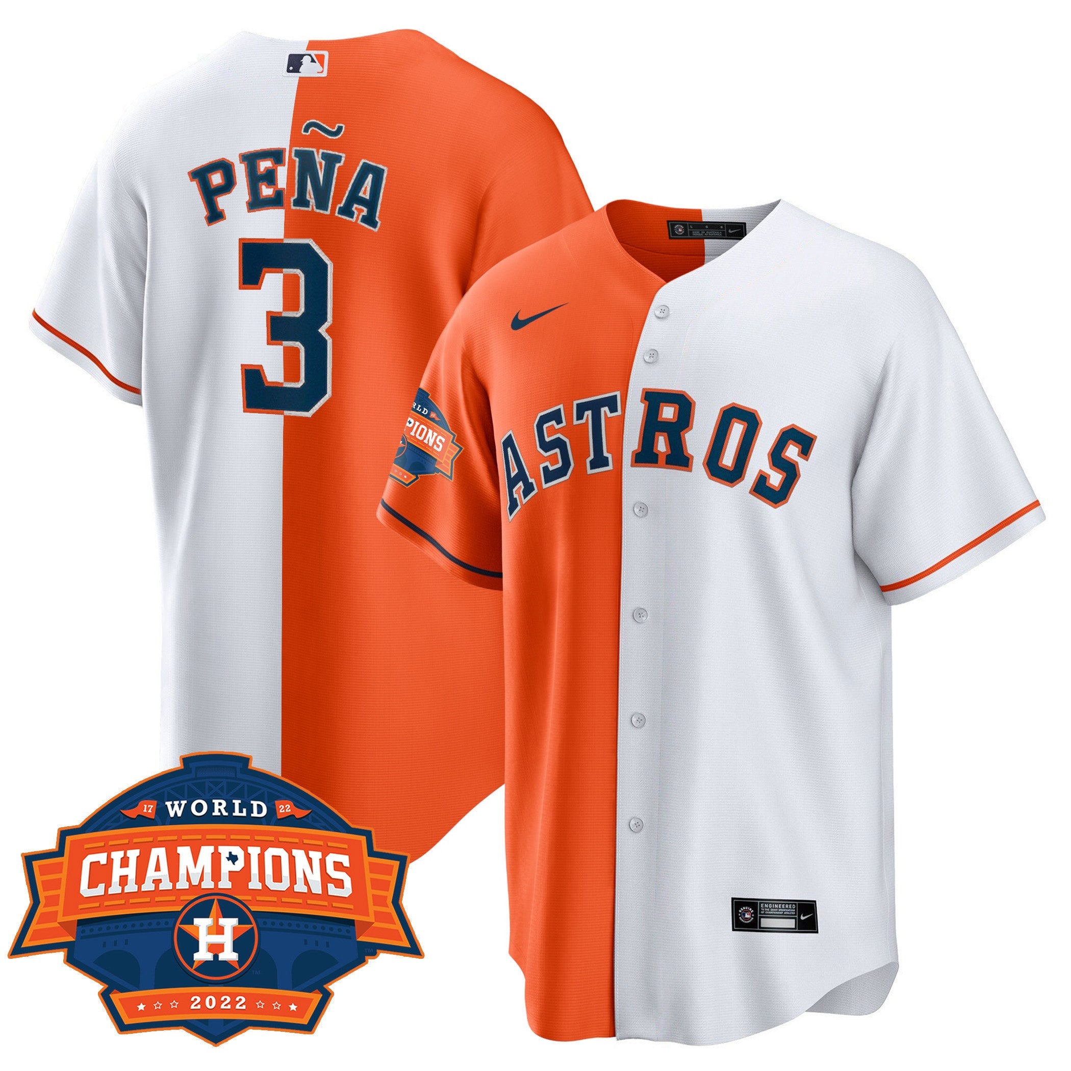Men’s Houston Cool Base Split 2022 Champions Limited Player Jersey