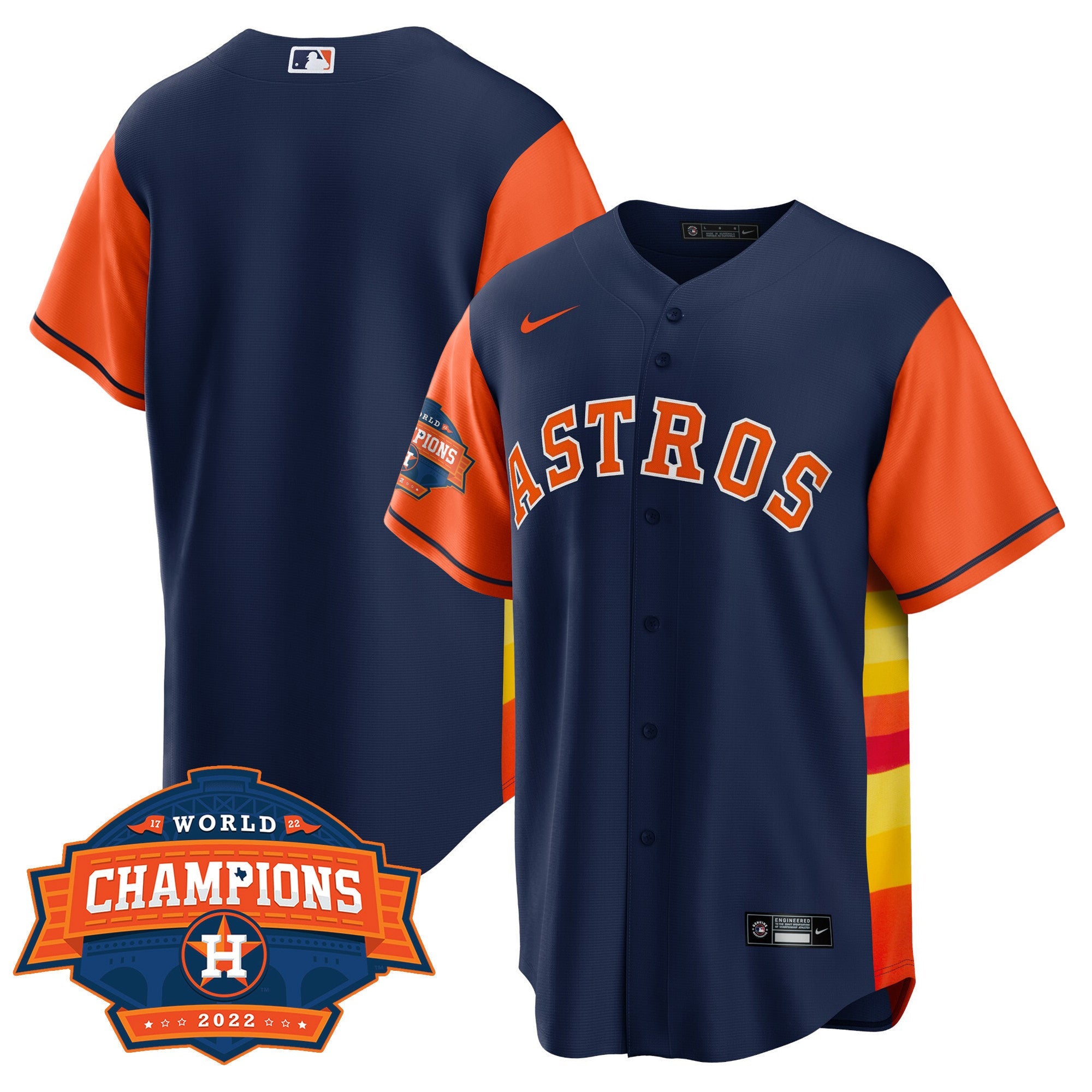 Men’s Houston Cool Base Split 2022 Champions Limited Player Jersey