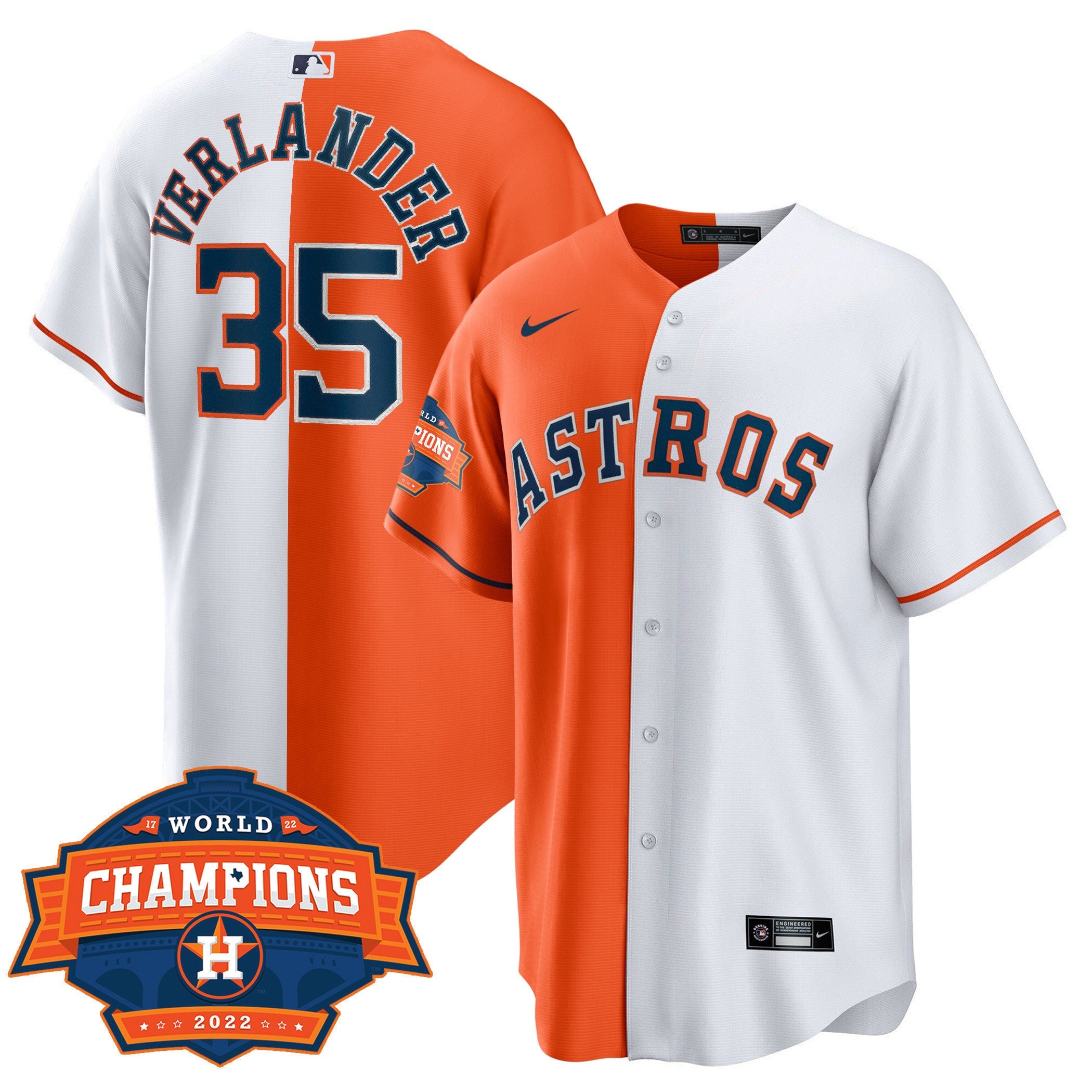 Men’s Houston Cool Base Split 2022 Champions Limited Player Jersey