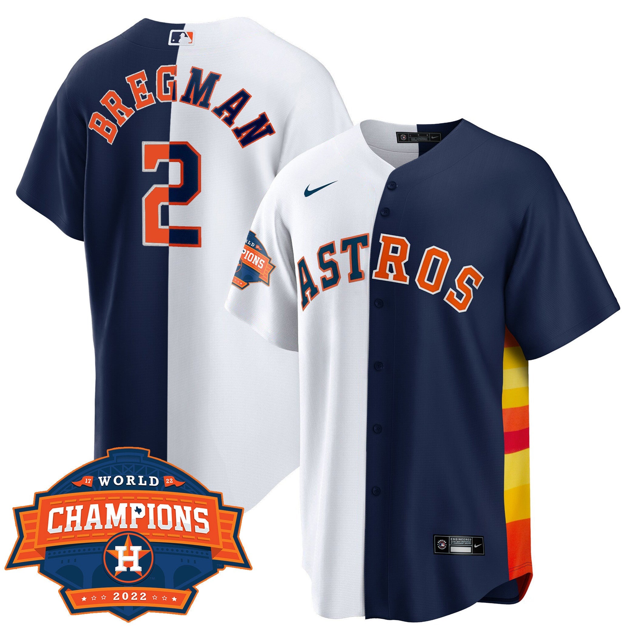 Men’s Houston Cool Base Split 2022 Champions Limited Player Jersey