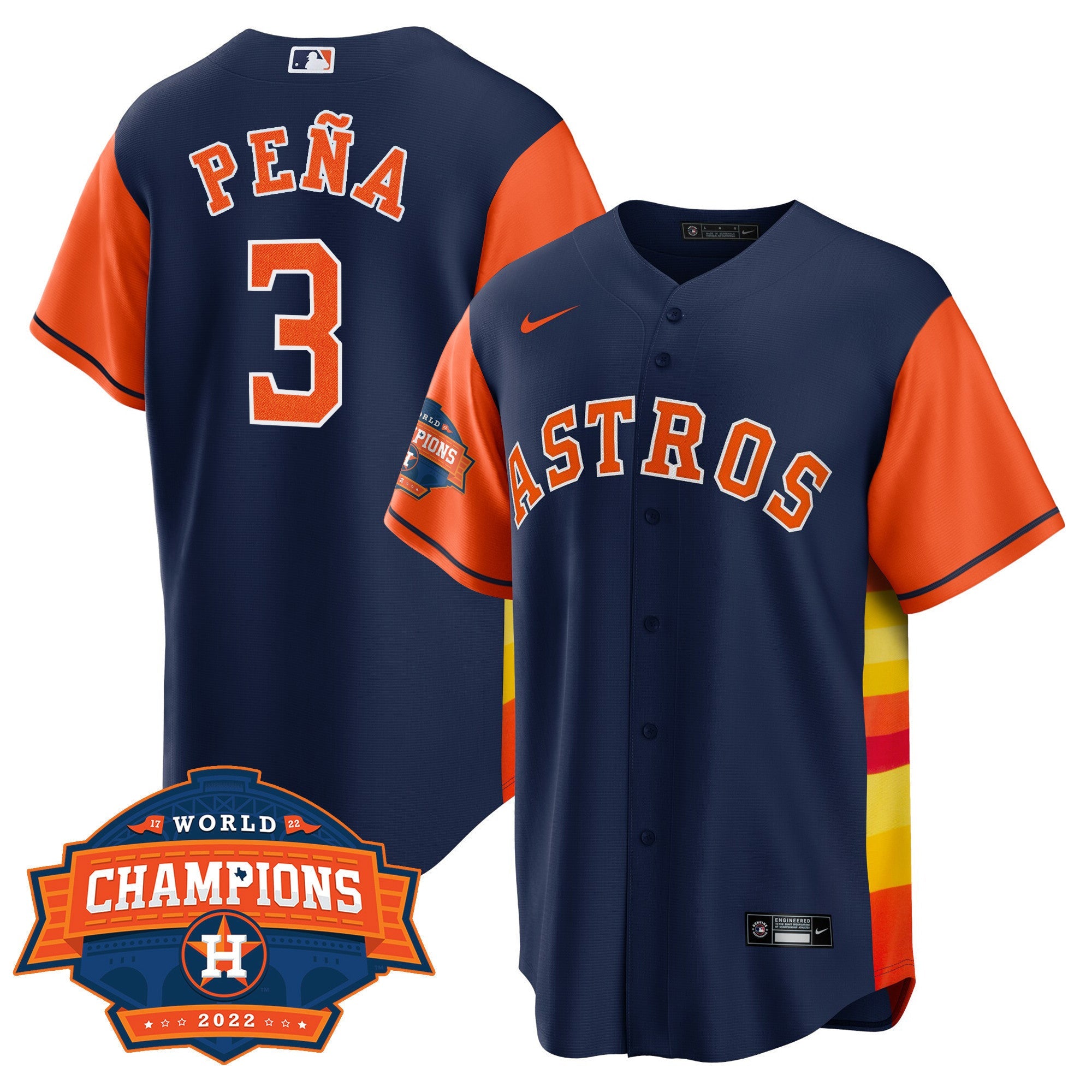 Men’s Houston Cool Base Split 2022 Champions Limited Player Jersey