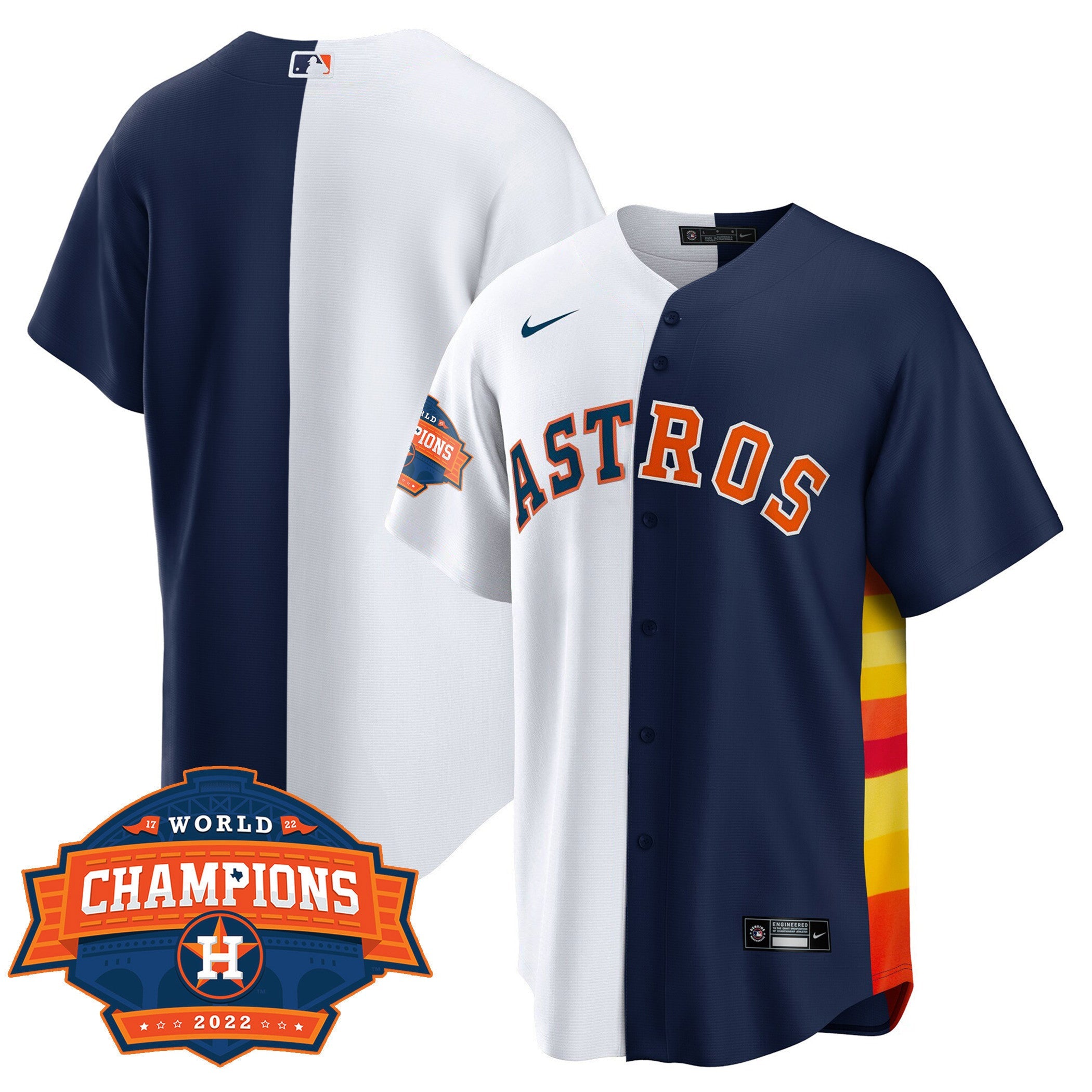 Men’s Houston Cool Base Split 2022 Champions Limited Player Jersey