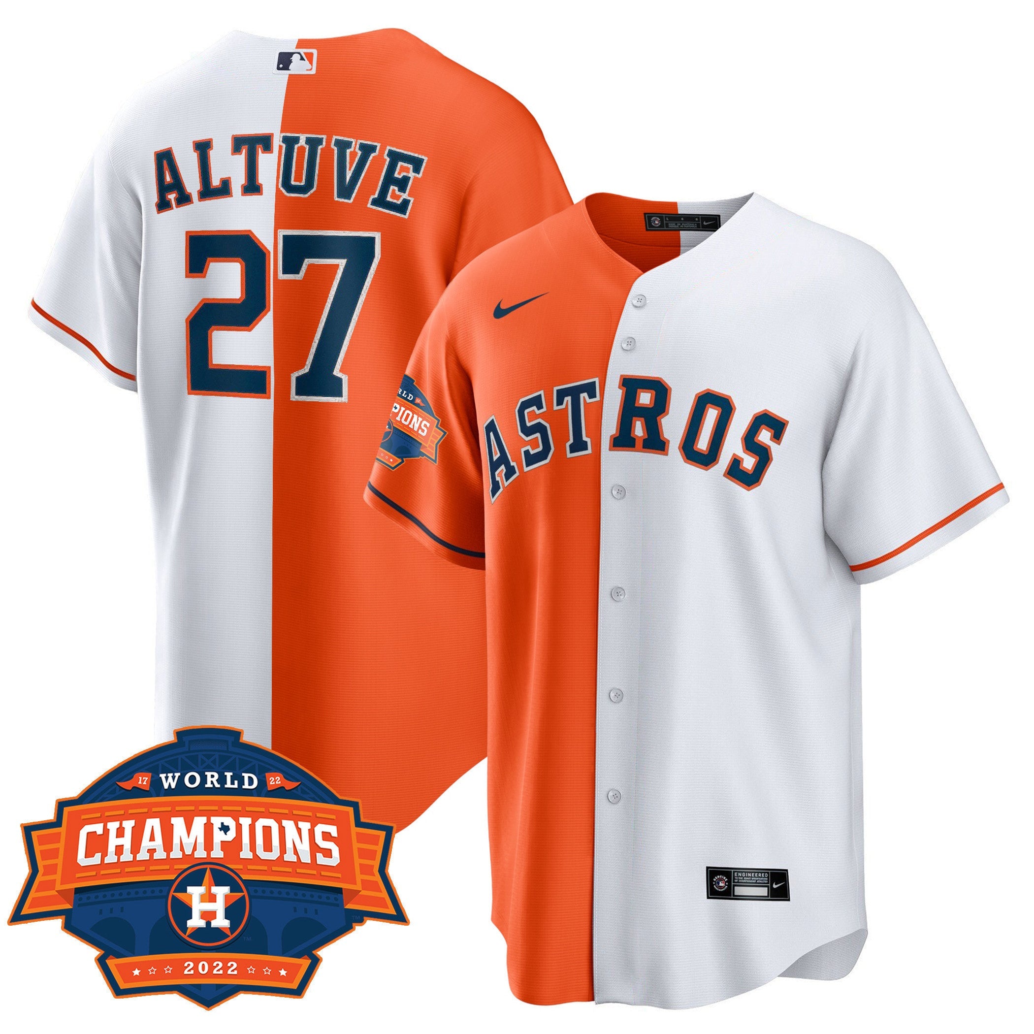 Men’s Houston Cool Base Split 2022 Champions Limited Player Jersey
