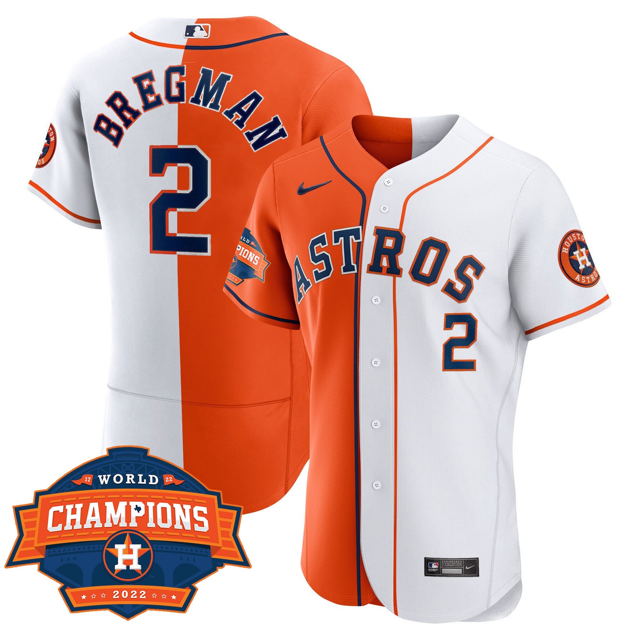 Men’s Houston Flex Base Split 2022 Champions Limited Player Jersey