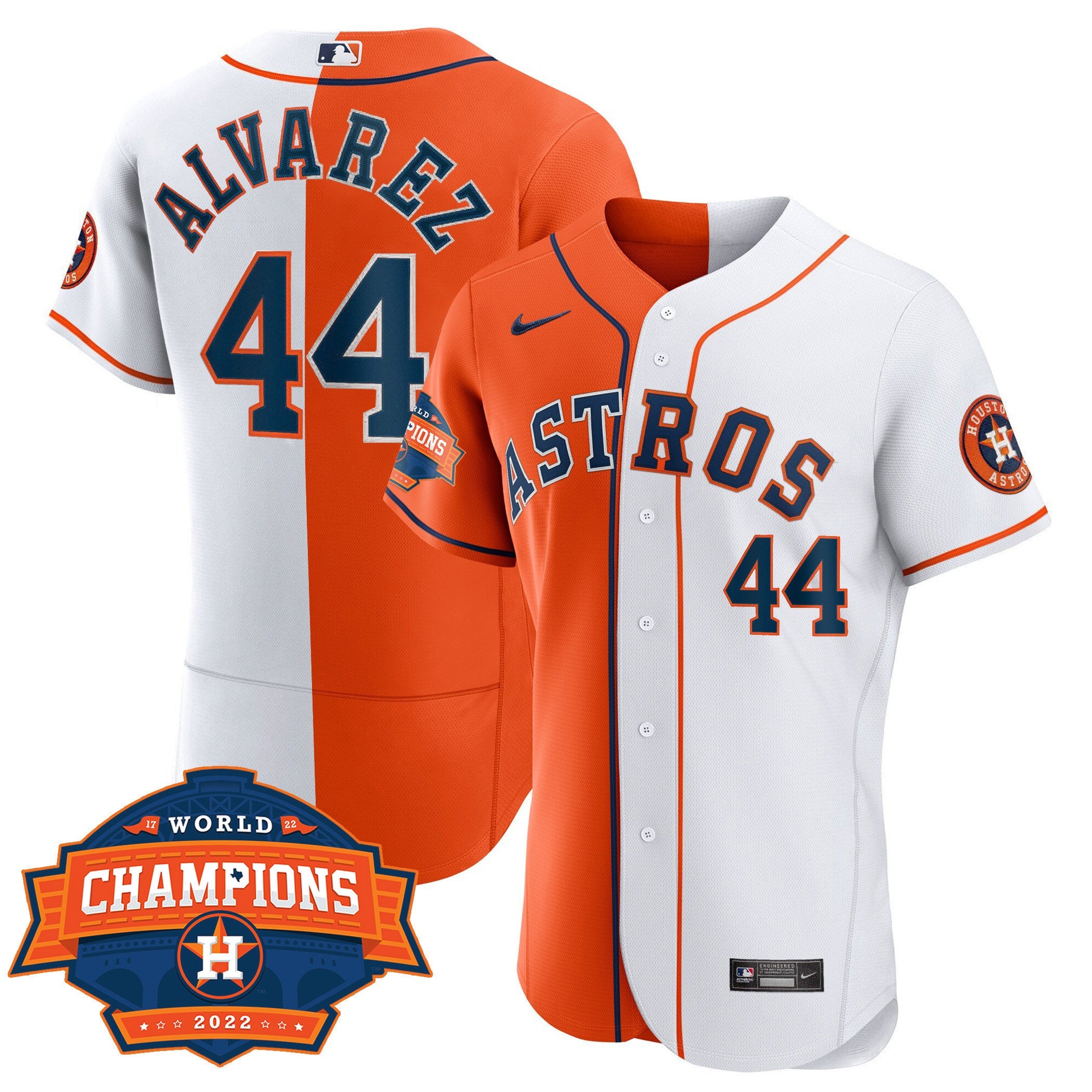 Men’s Houston Flex Base Split 2022 Champions Limited Player Jersey