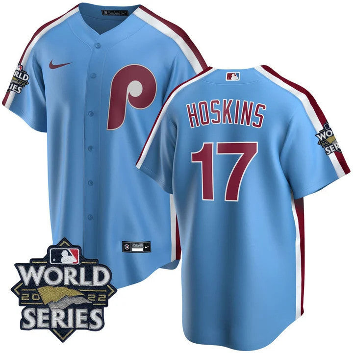 Men’s Philadelphia Cooperstown 2022 World Series Patch Jersey
