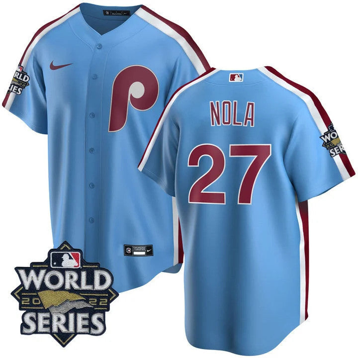 Men’s Philadelphia Cooperstown 2022 World Series Patch Jersey
