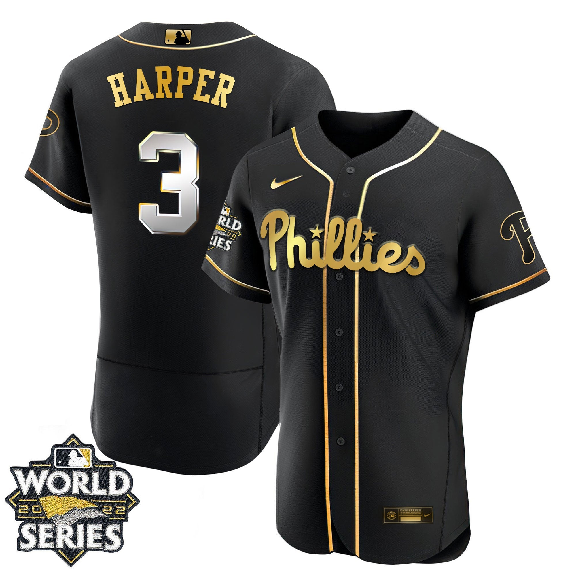 Men’s Philadelphia Gold 2022 World Series Jersey Limited