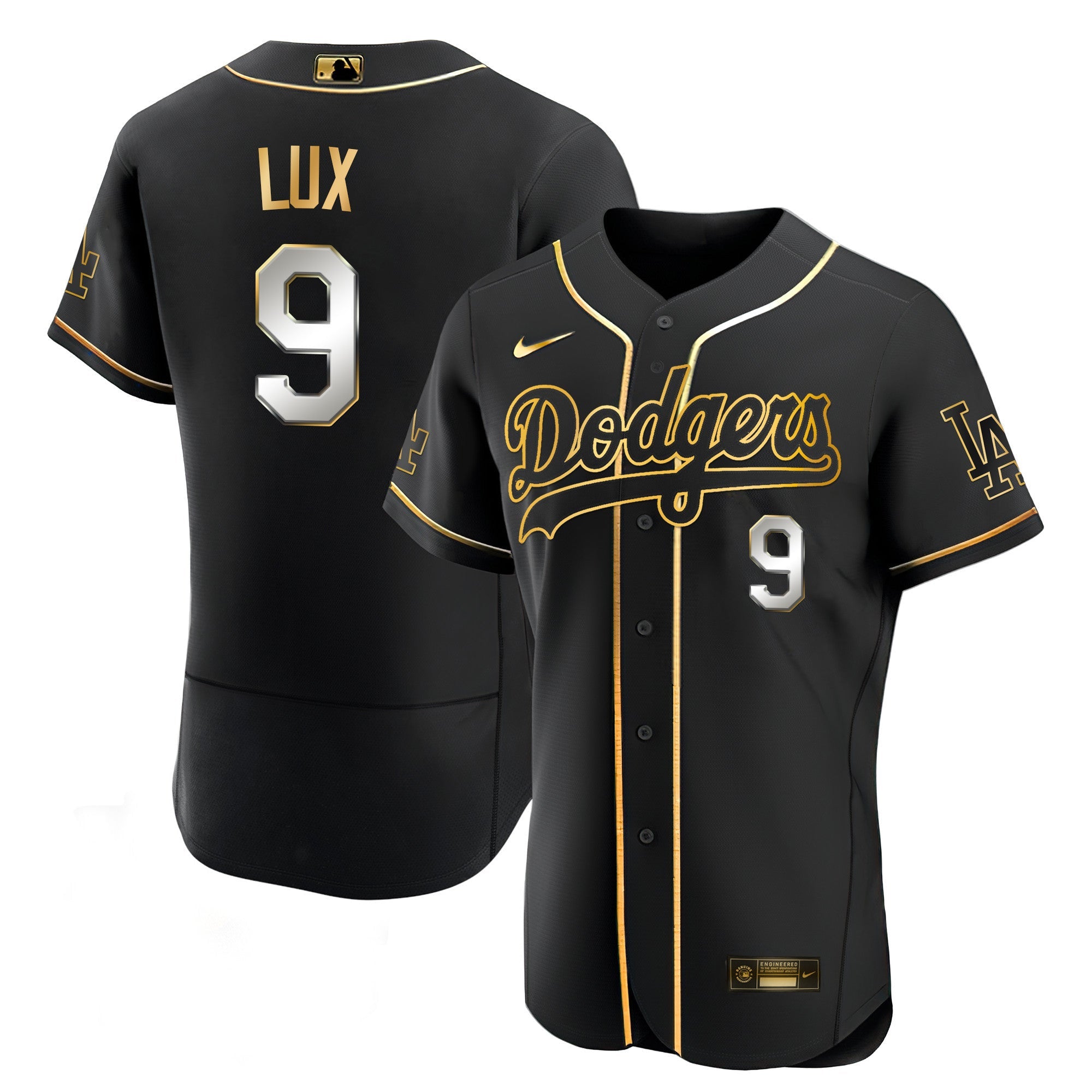 Men’s Los Angeles Black Limited & Gold Jersey