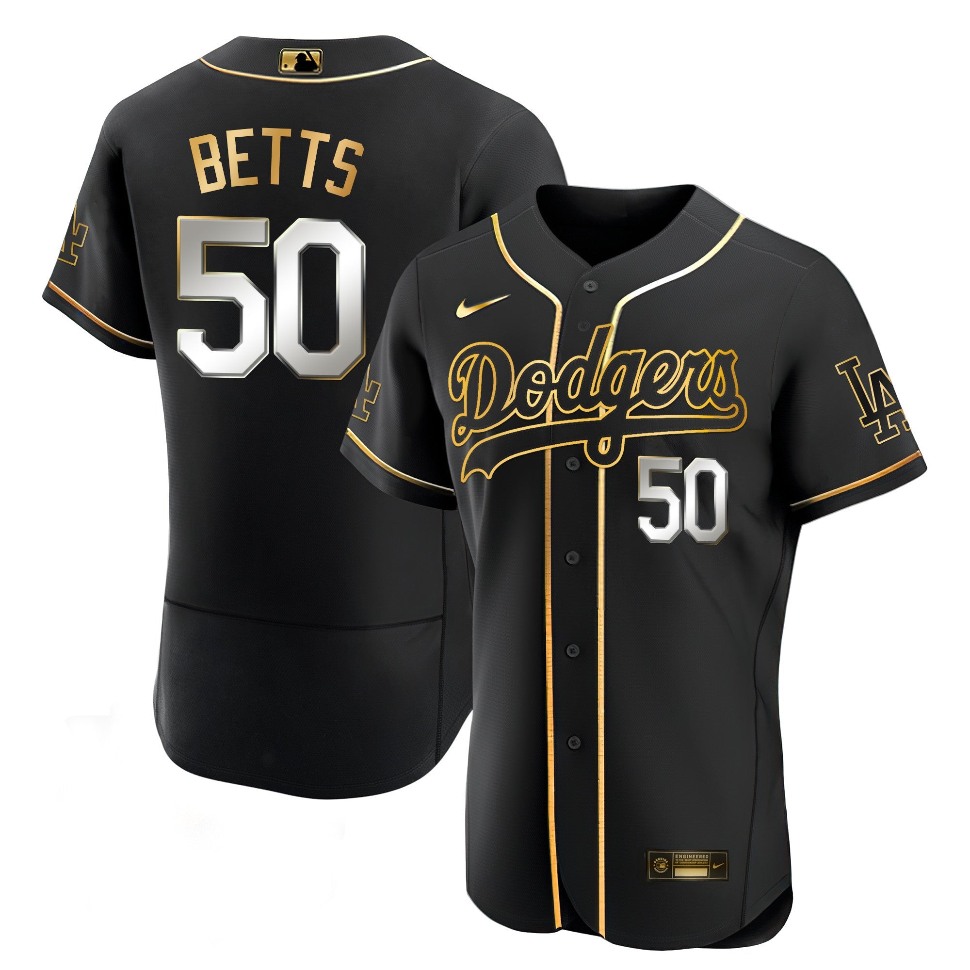 Men’s Los Angeles Black Limited & Gold Jersey