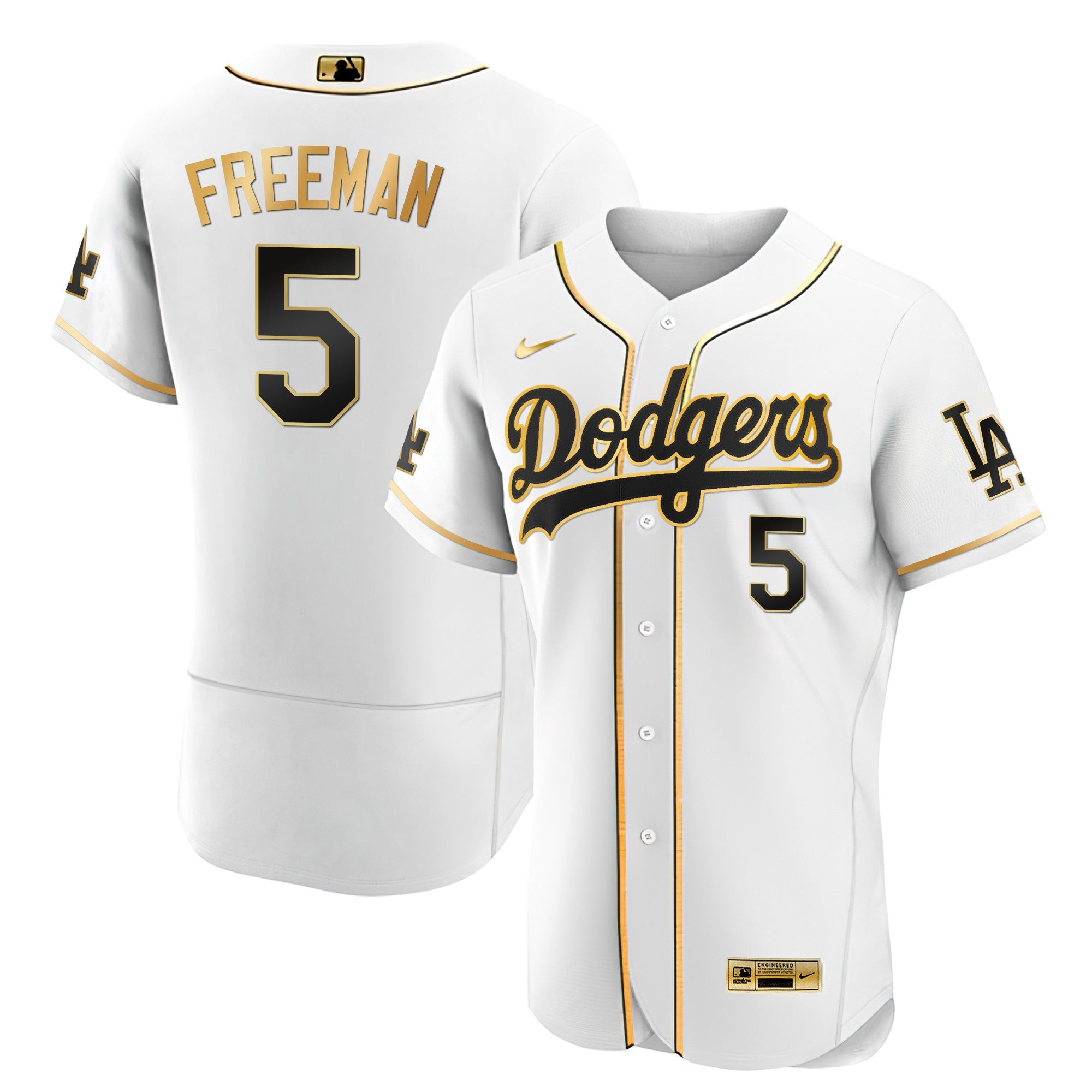 Men’s Los Angeles Black Limited & Gold Jersey