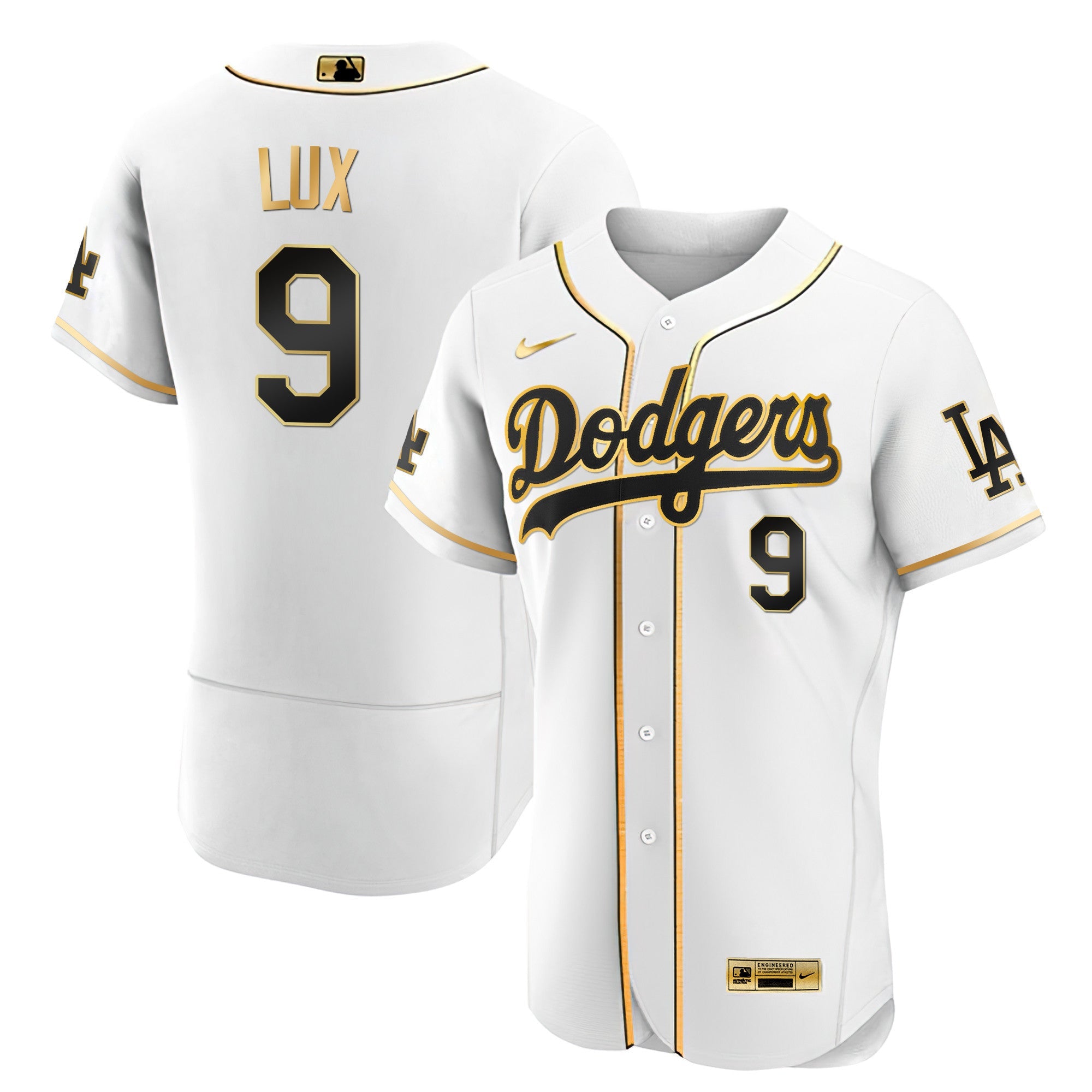 Men’s Los Angeles Black Limited & Gold Jersey