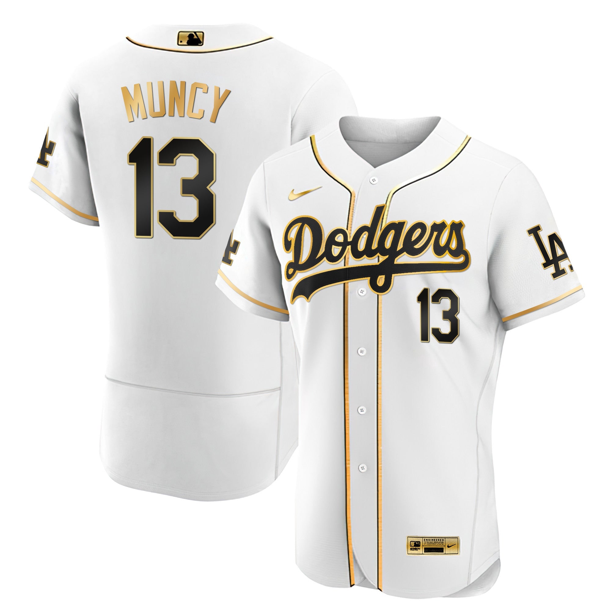 Men’s Los Angeles Black Limited & Gold Jersey