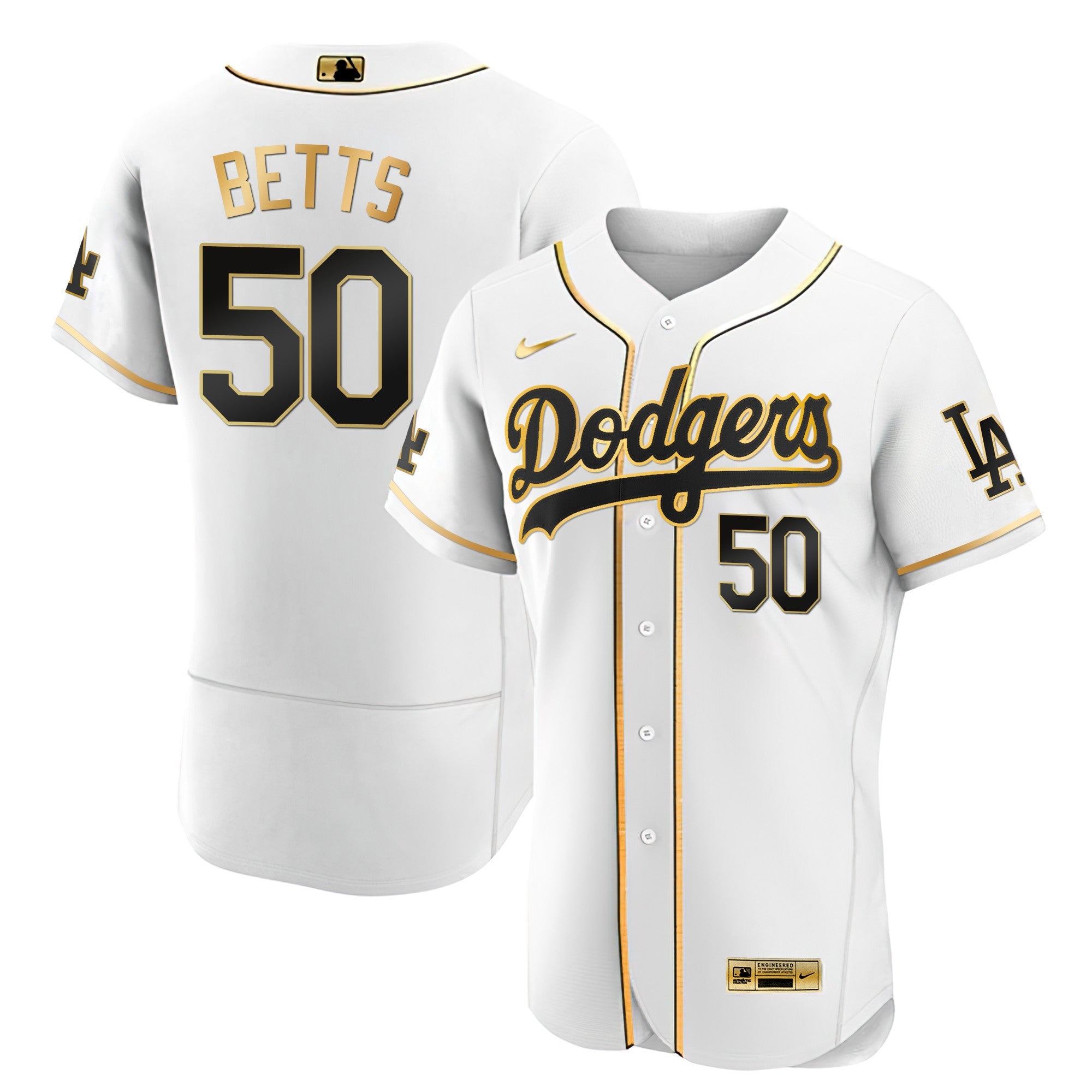 Men’s Los Angeles Black Limited & Gold Jersey