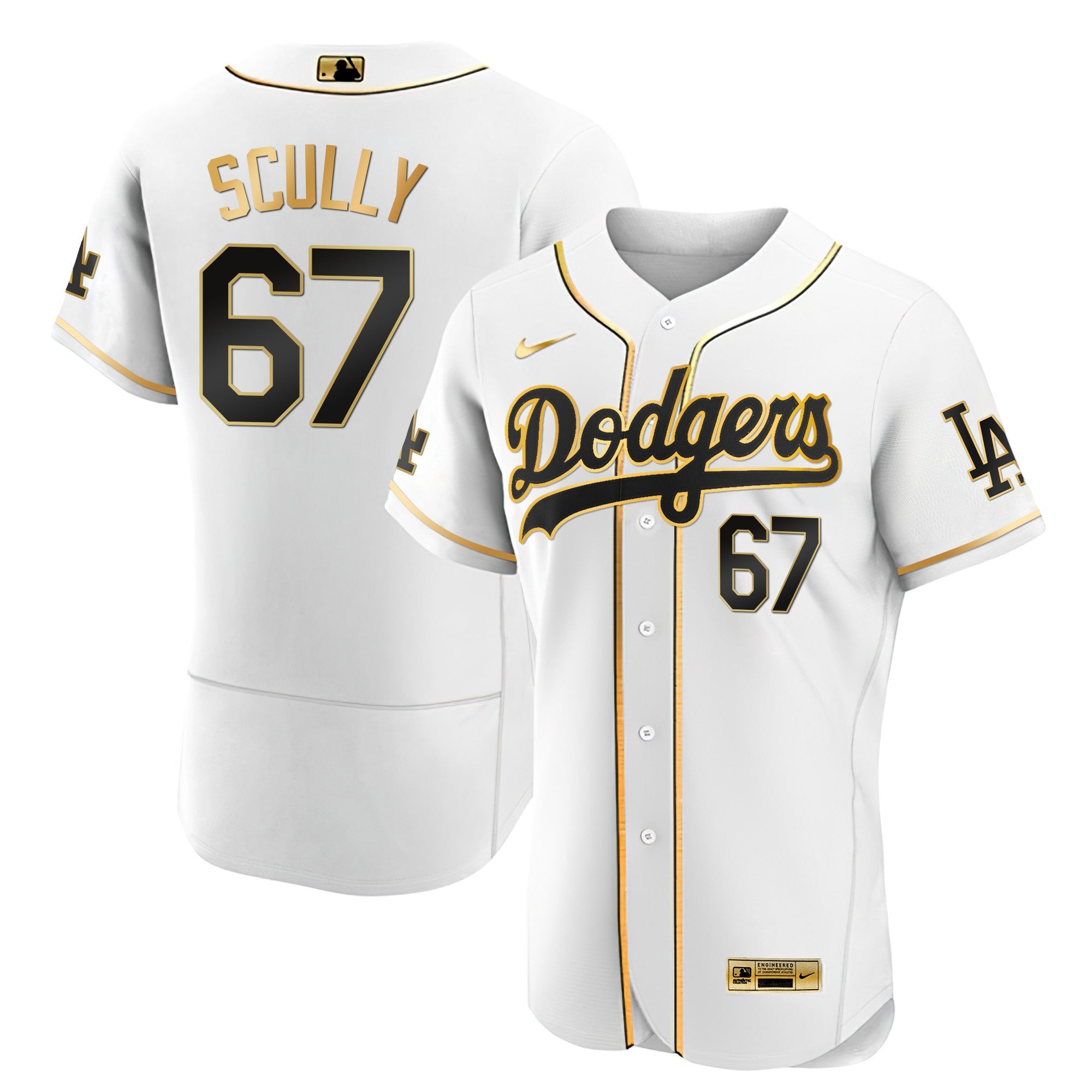 Men’s Los Angeles Black Limited & Gold Jersey