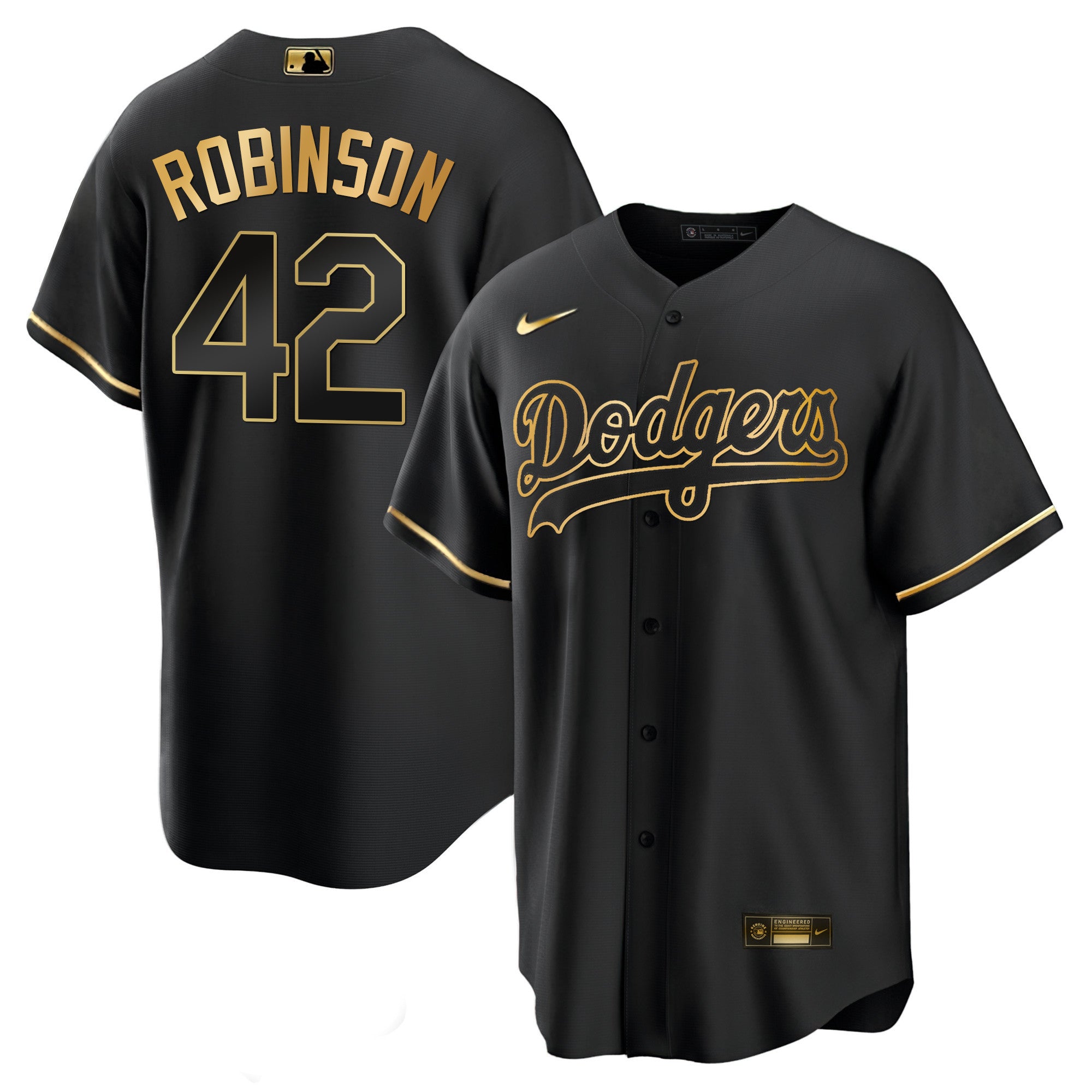 Men’s Los Angeles Black Limited & Gold Jersey