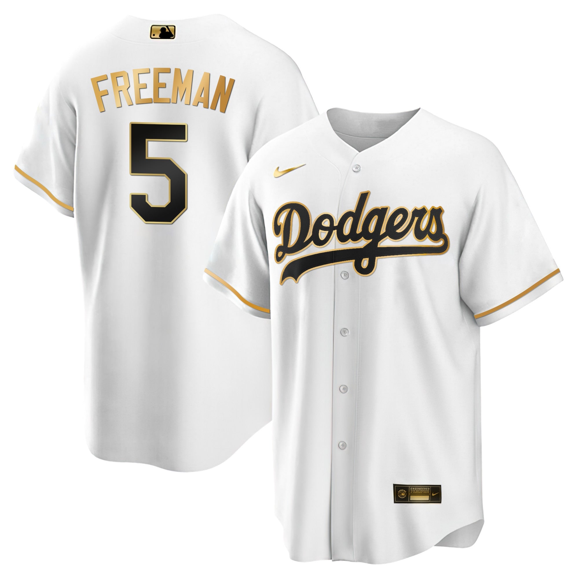 Men’s Los Angeles Black Limited & Gold Jersey