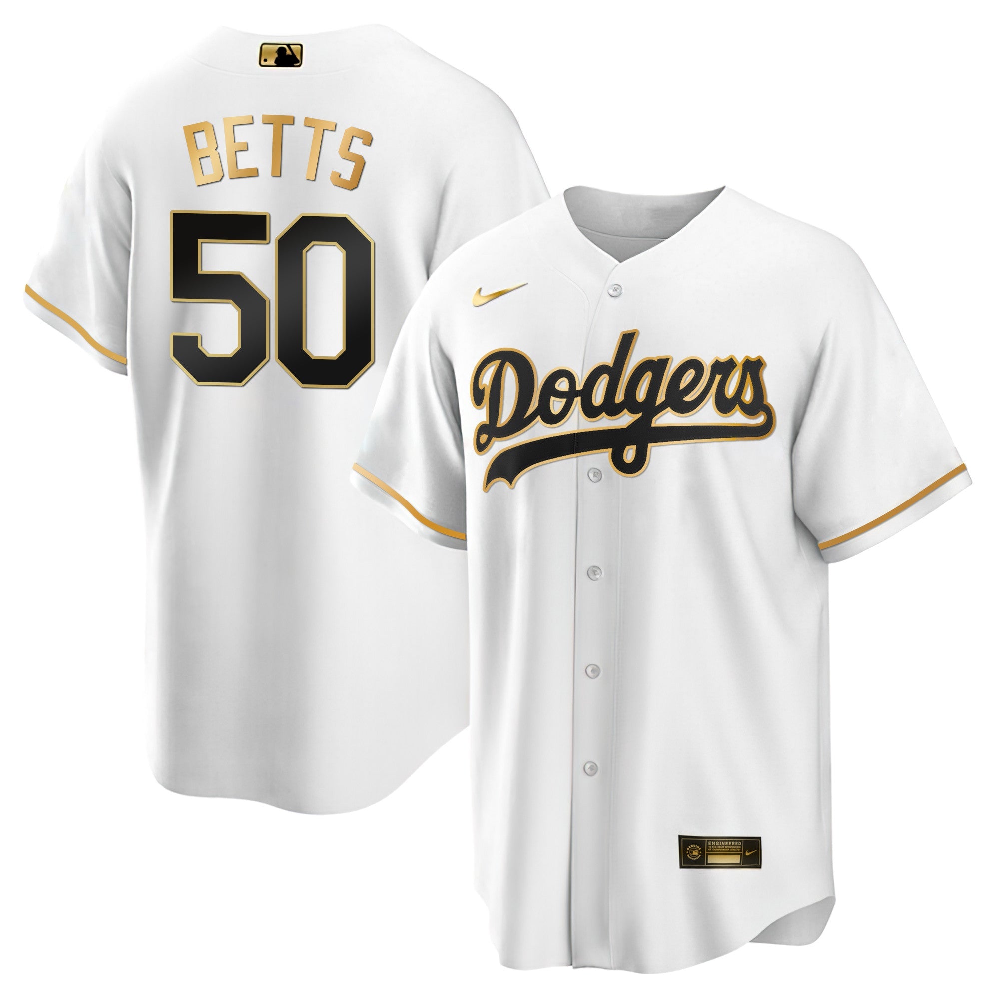 Men’s Los Angeles Black Limited & Gold Jersey