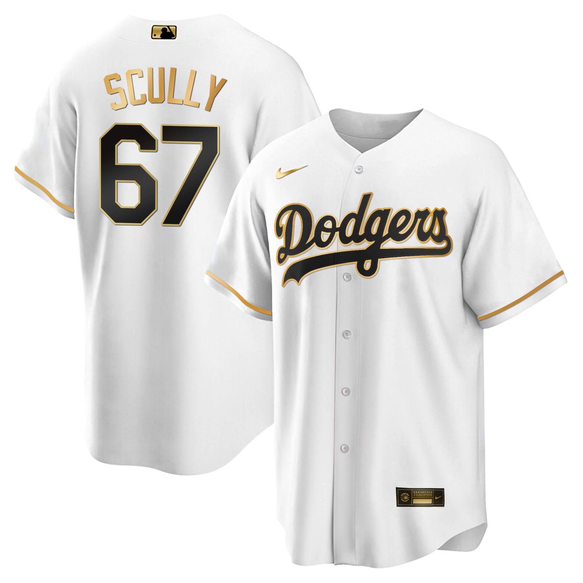 Men’s Los Angeles Black Limited & Gold Jersey