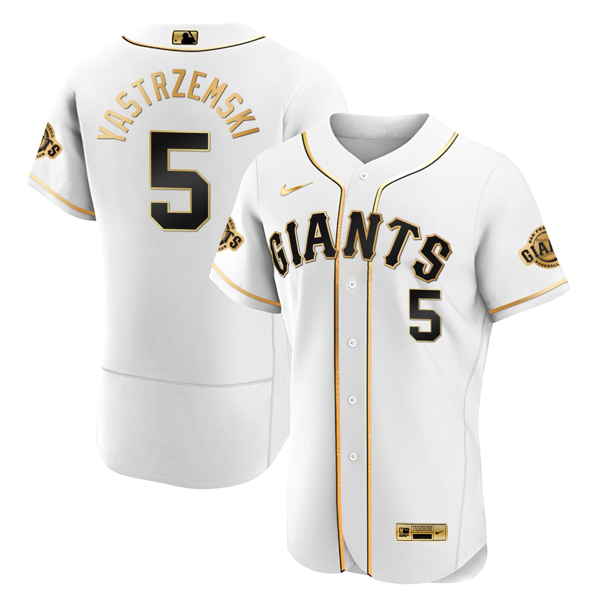 Men’s San Francisco Black Limited & Gold Jersey