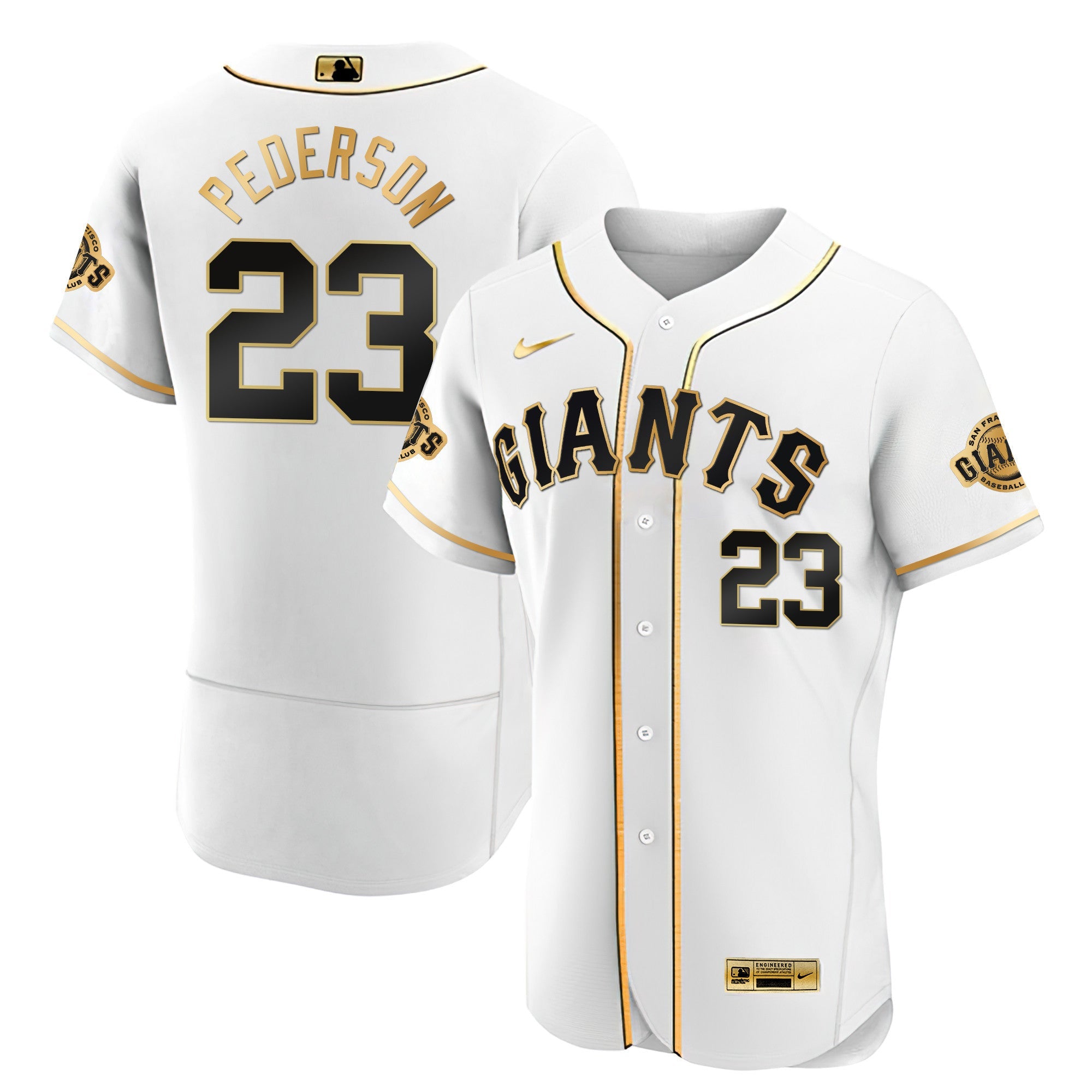 Men’s San Francisco Black Limited & Gold Jersey