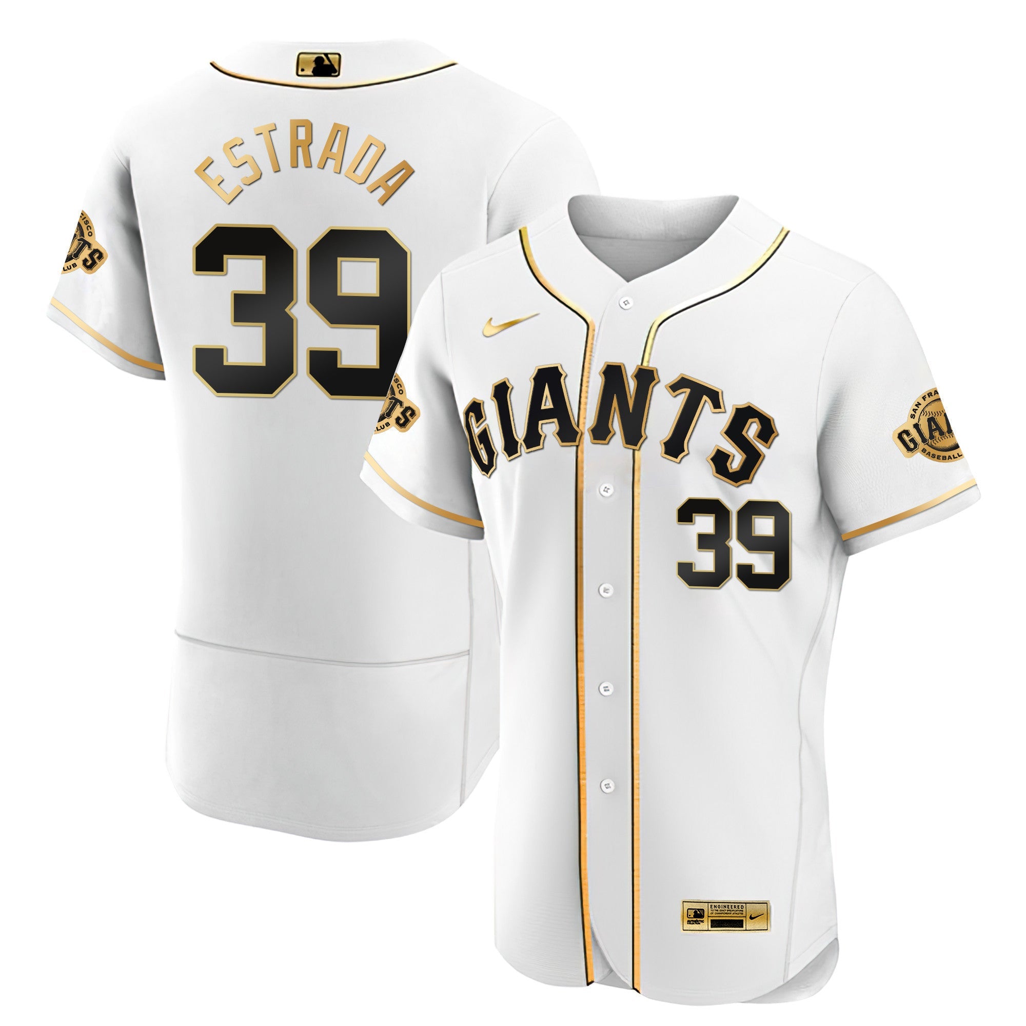 Men’s San Francisco Black Limited & Gold Jersey