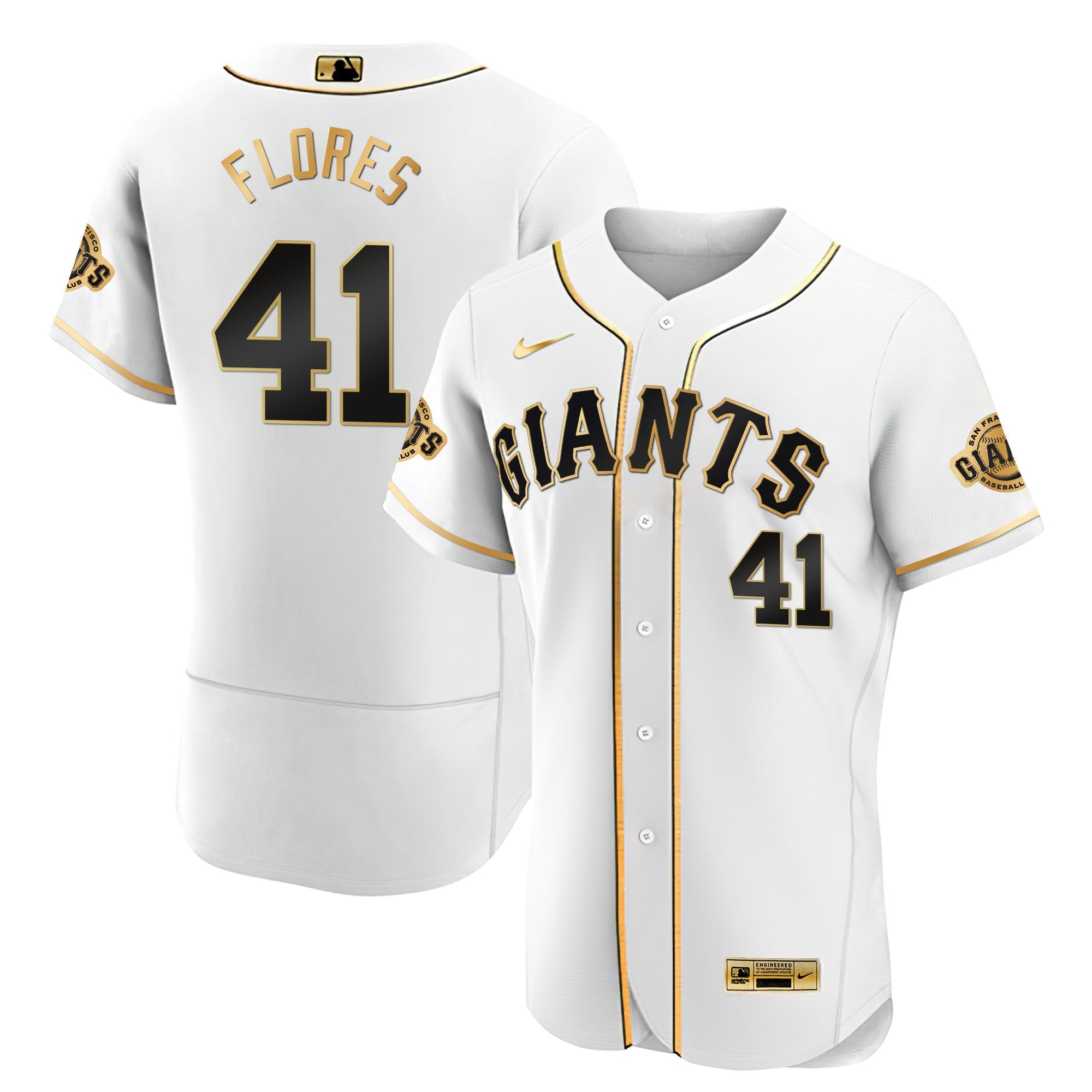 Men’s San Francisco Black Limited & Gold Jersey