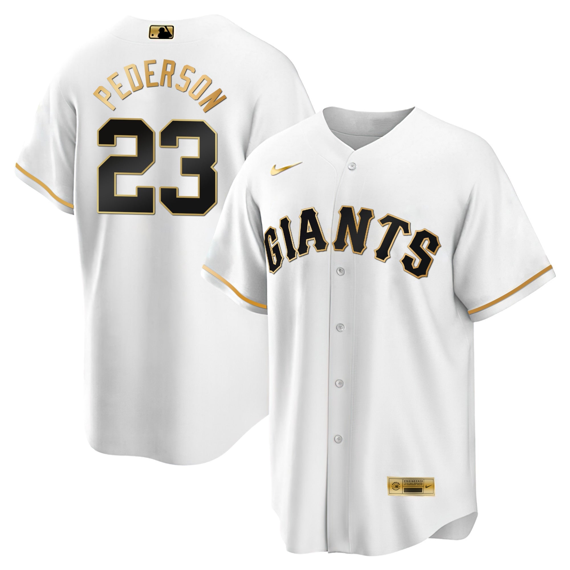 Men’s San Francisco Black Limited & Gold Jersey