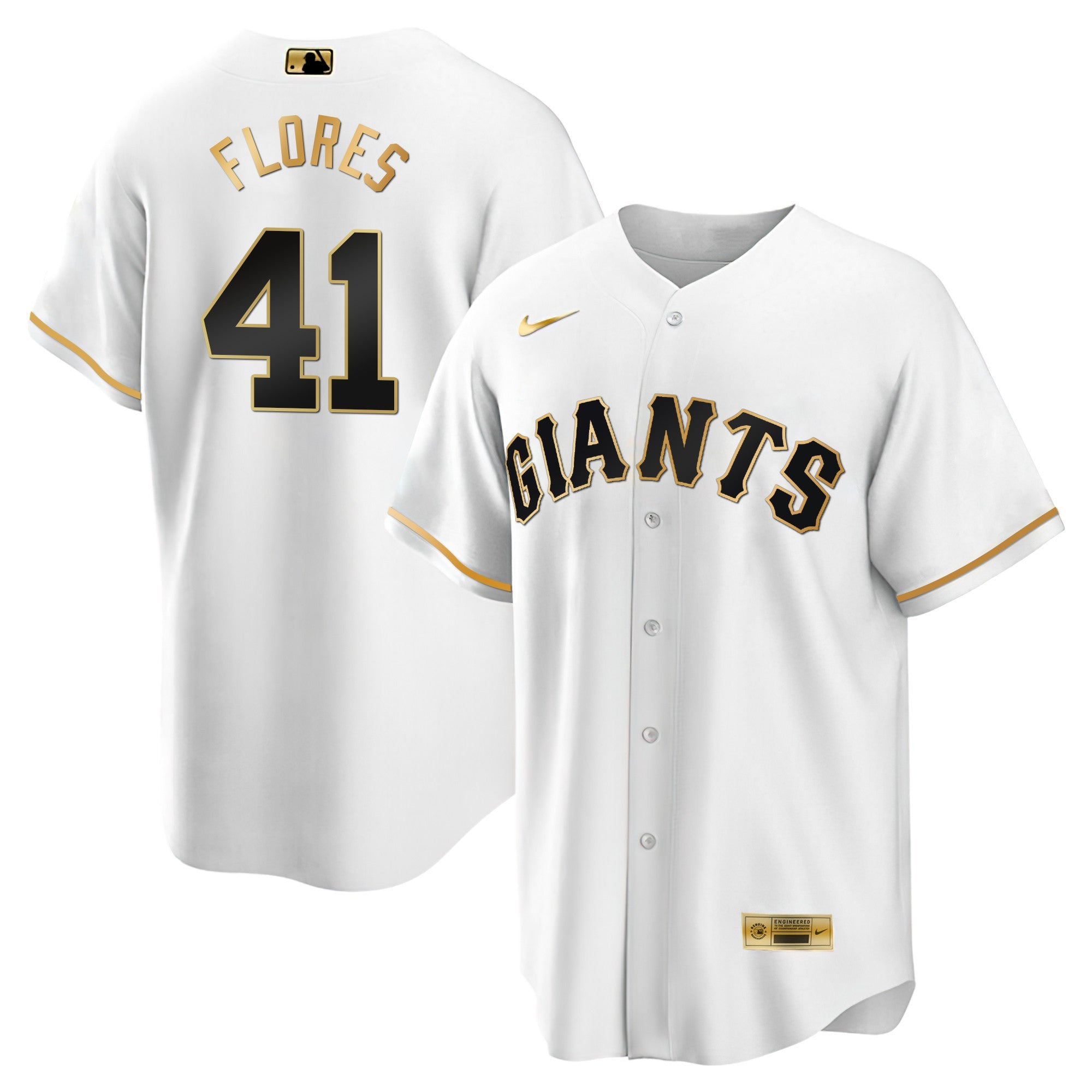 Men’s San Francisco Black Limited & Gold Jersey