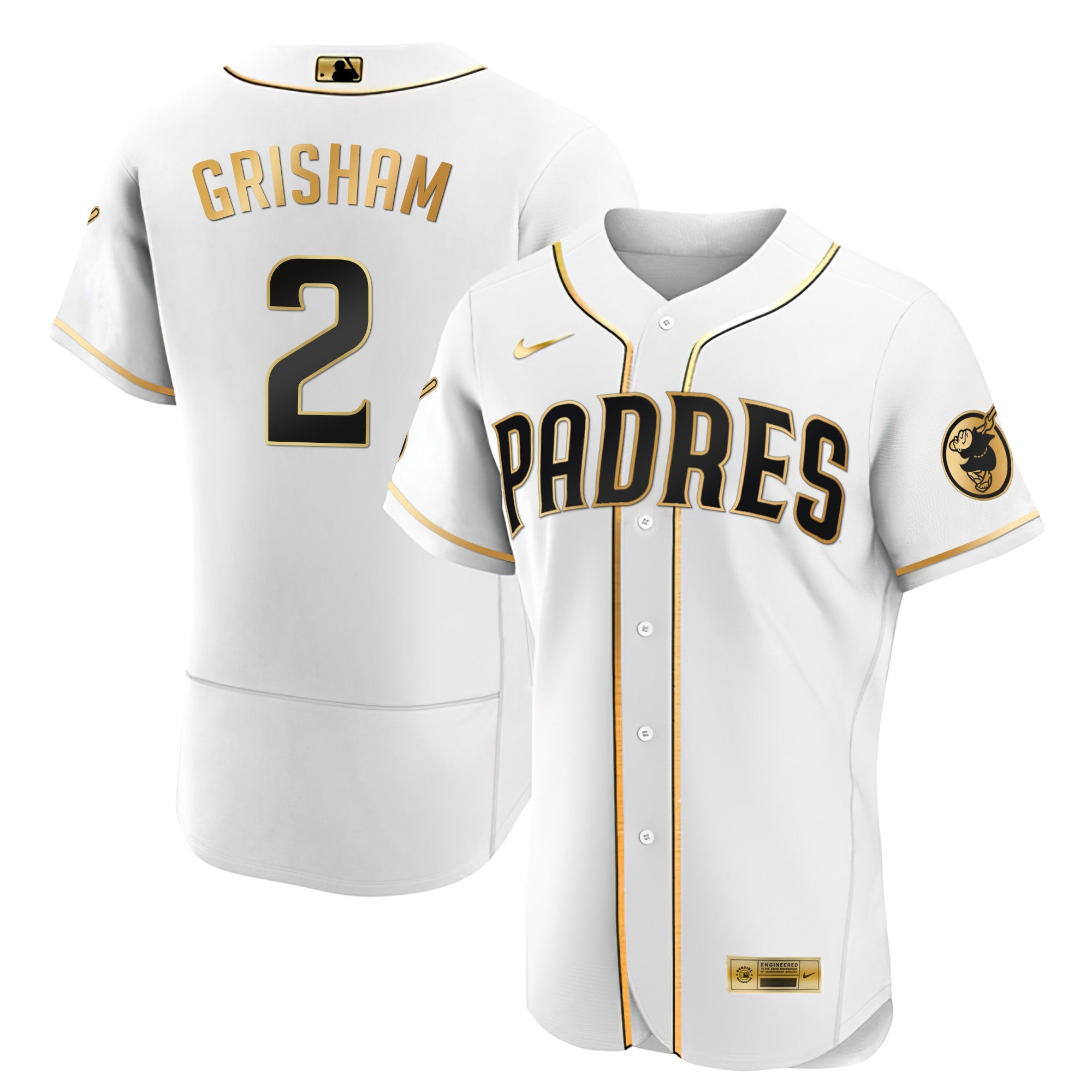 Men’s San Diego Black Limited & Gold Jersey