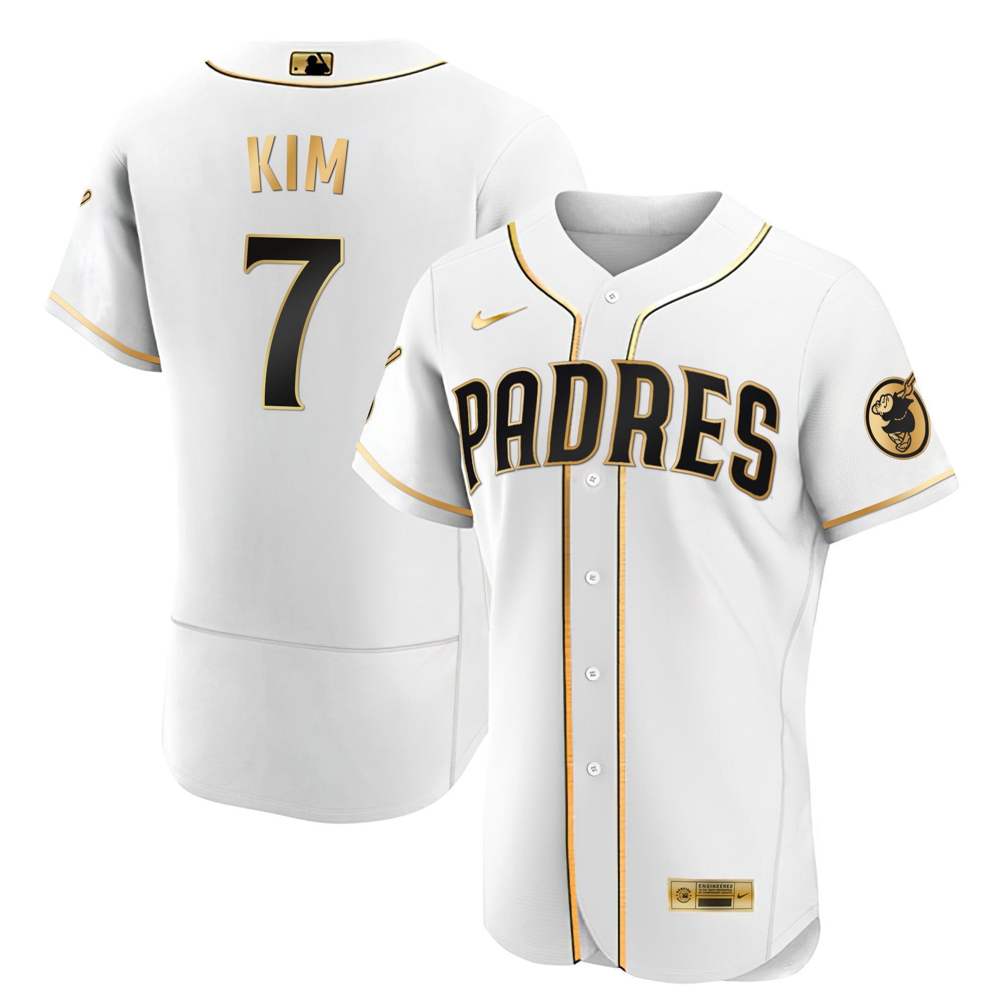 Men’s San Diego Black Limited & Gold Jersey