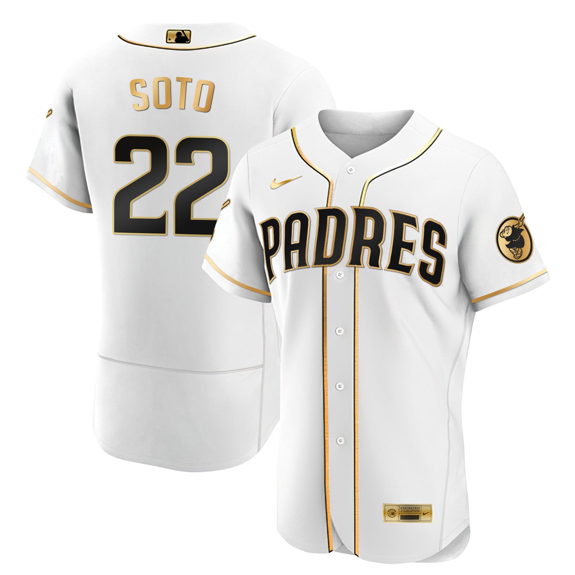 Men’s San Diego Black Limited & Gold Jersey
