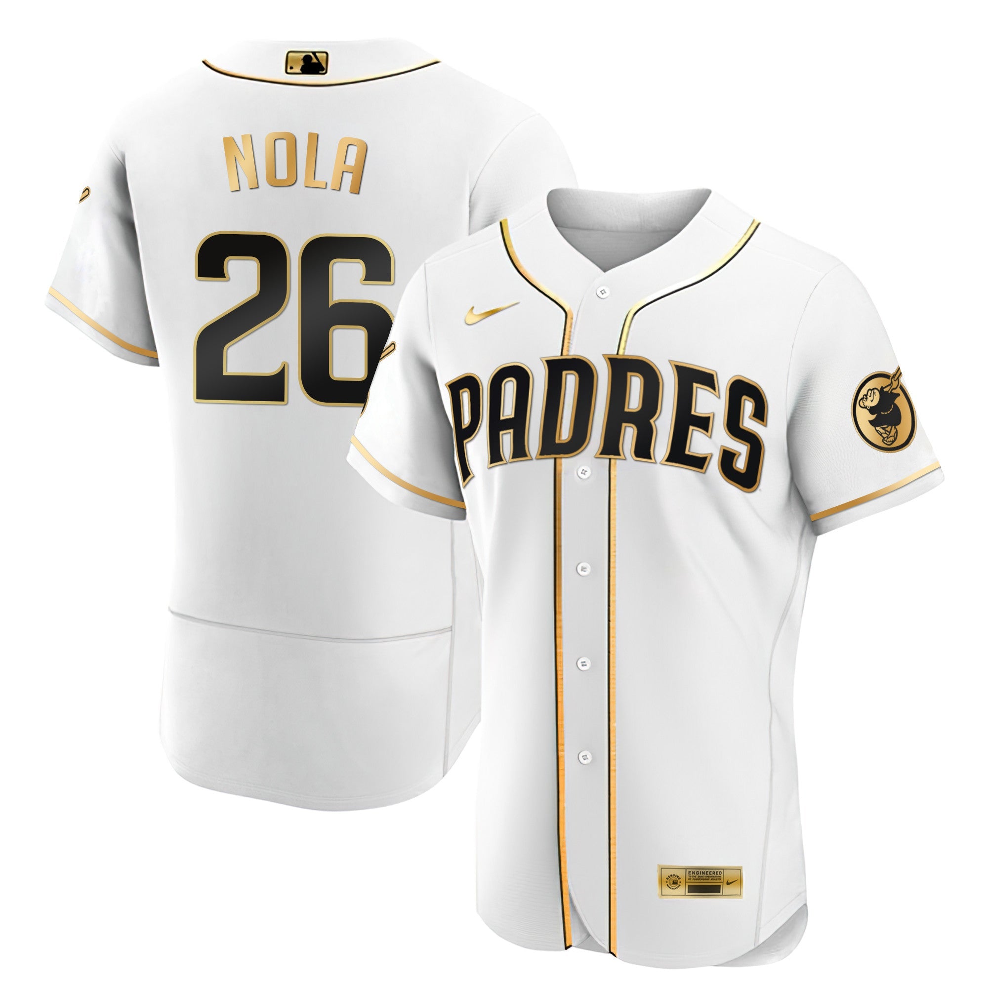 Men’s San Diego Black Limited & Gold Jersey
