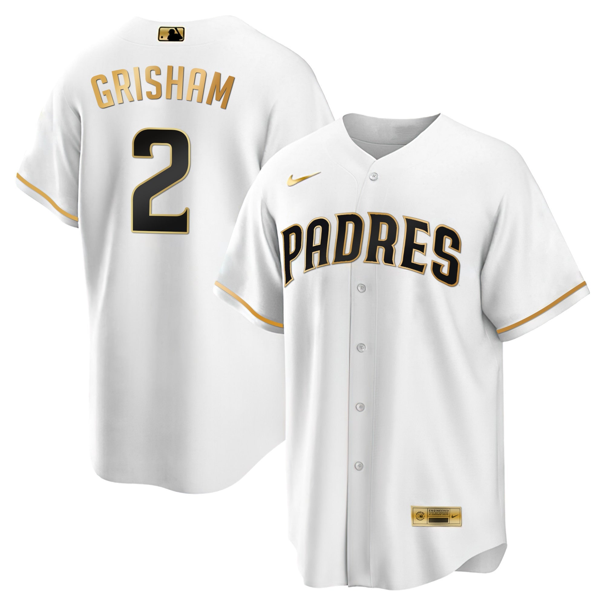 Men’s San Diego Black Limited & Gold Jersey