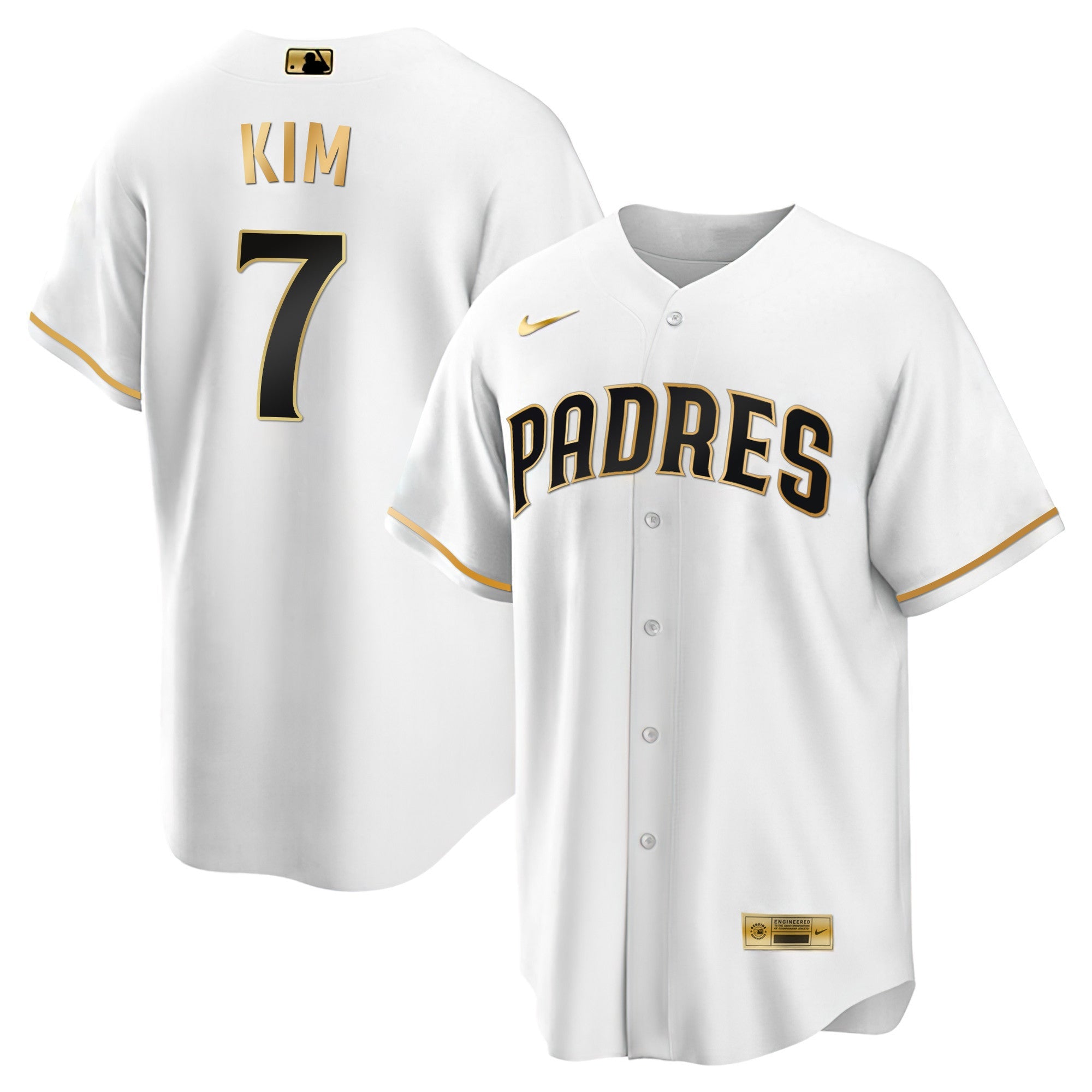 Men’s San Diego Black Limited & Gold Jersey
