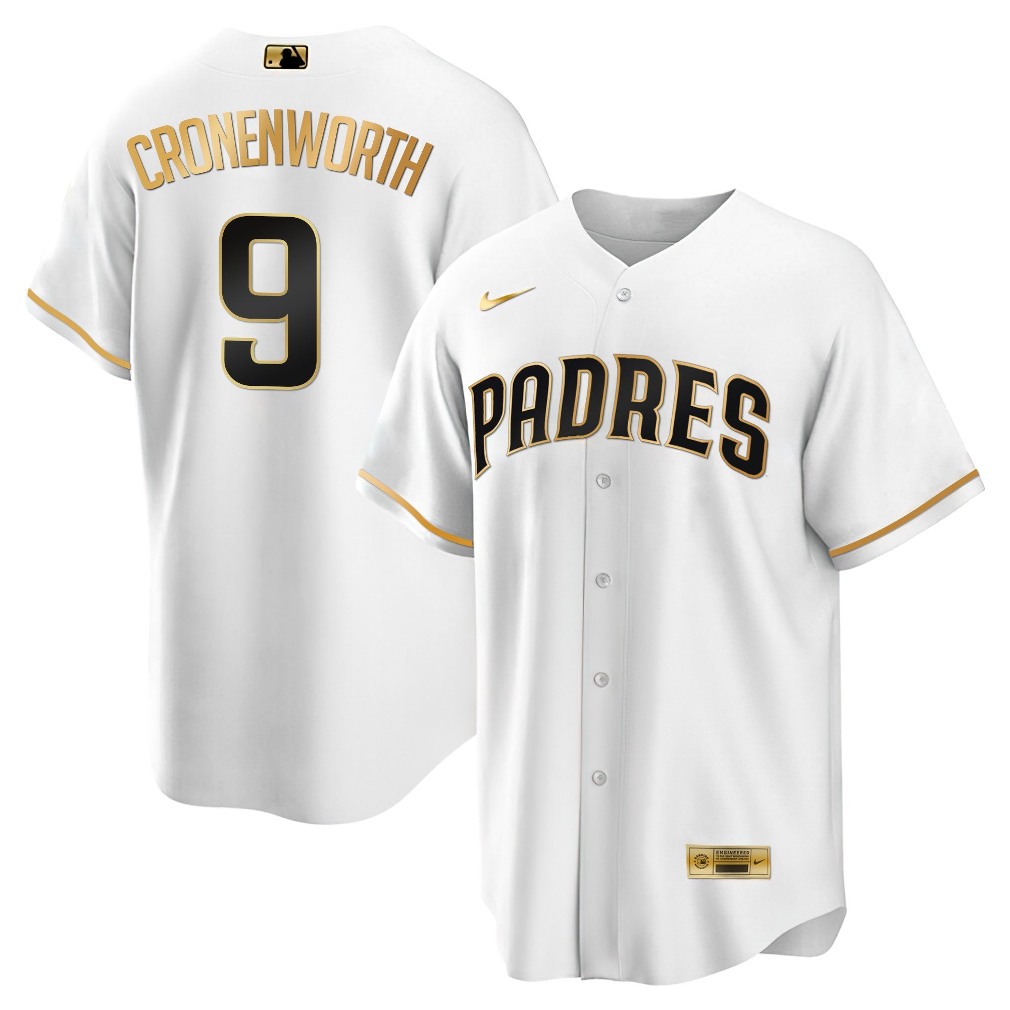 Men’s San Diego Black Limited & Gold Jersey