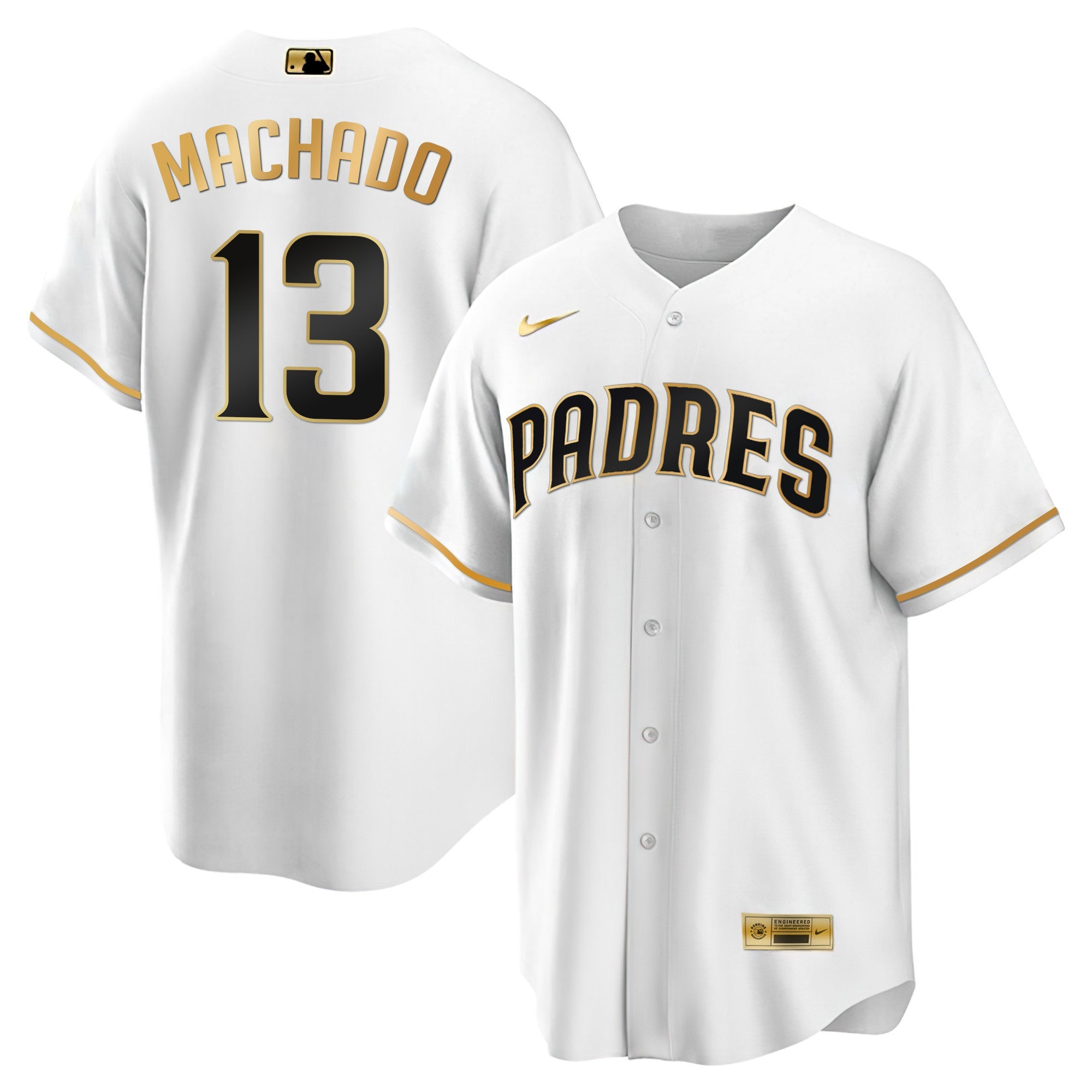 Men’s San Diego Black Limited & Gold Jersey