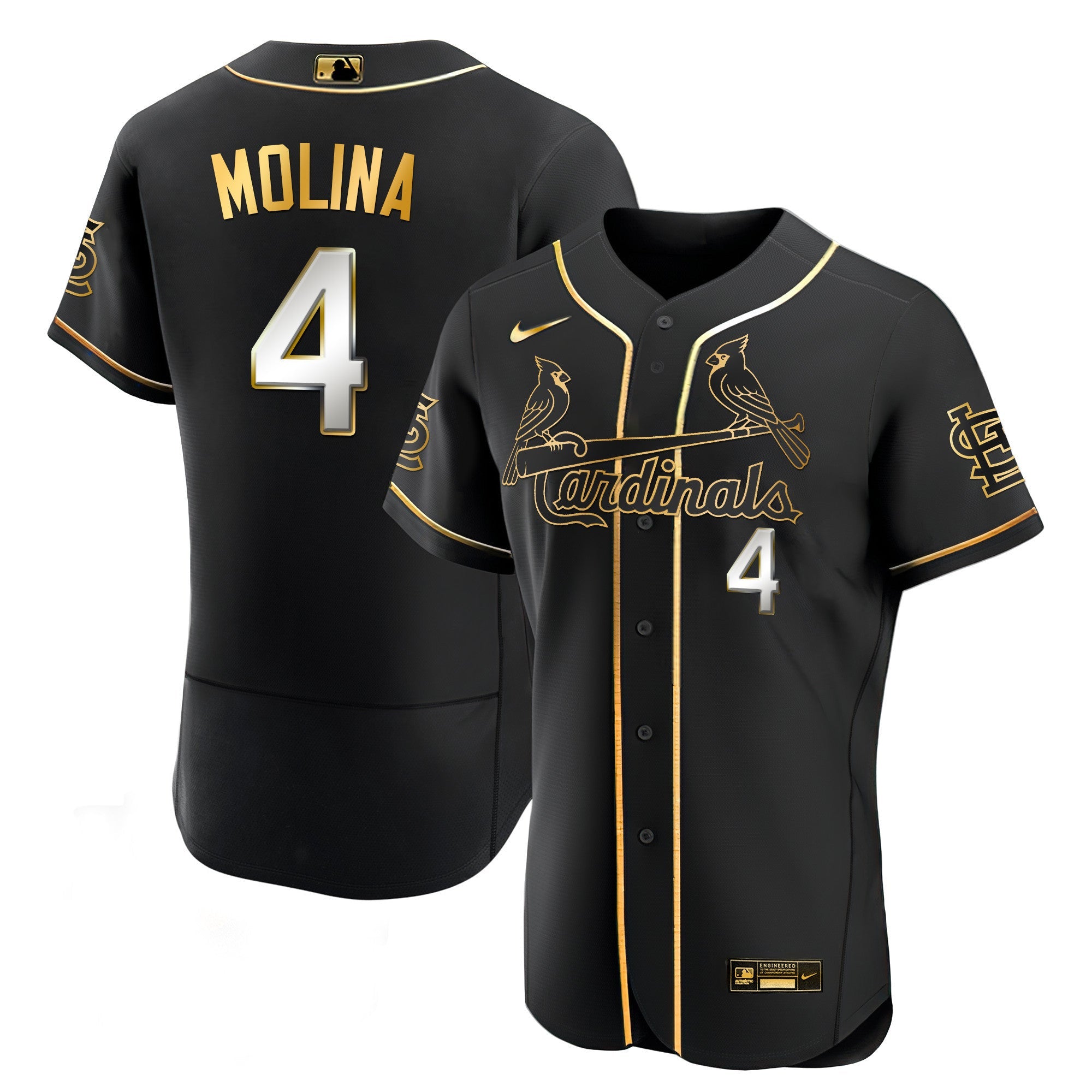 Men’s St. Louis Black Limited & Gold Jersey