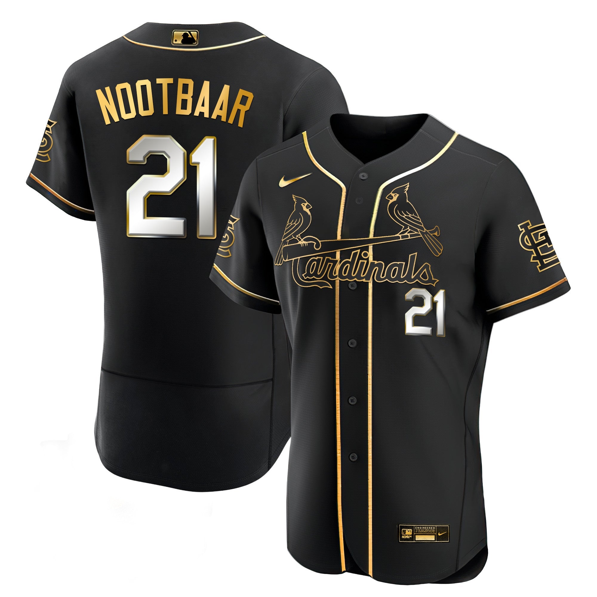 Men’s St. Louis Black Limited & Gold Jersey