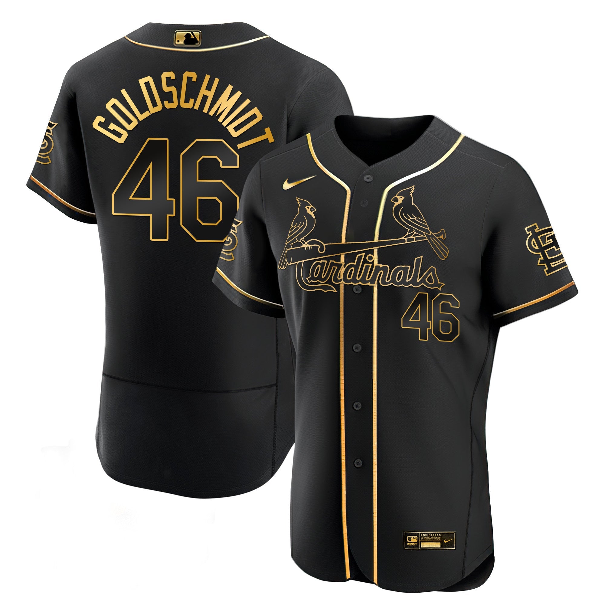 Men’s St. Louis Black Limited & Gold Jersey
