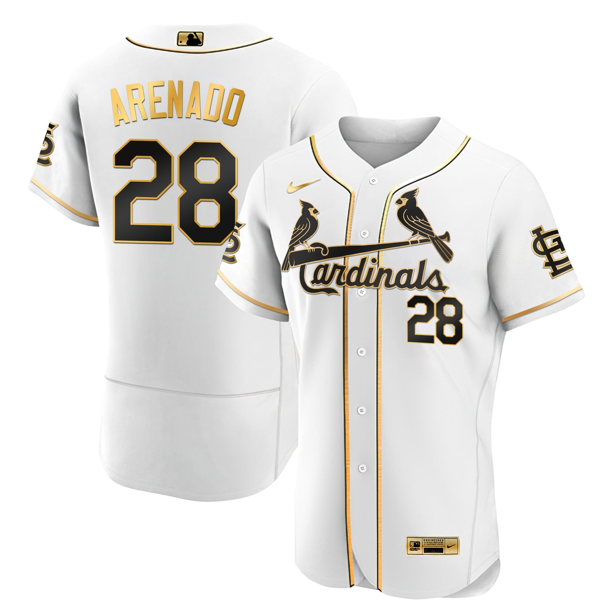 Men’s St. Louis Black Limited & Gold Jersey