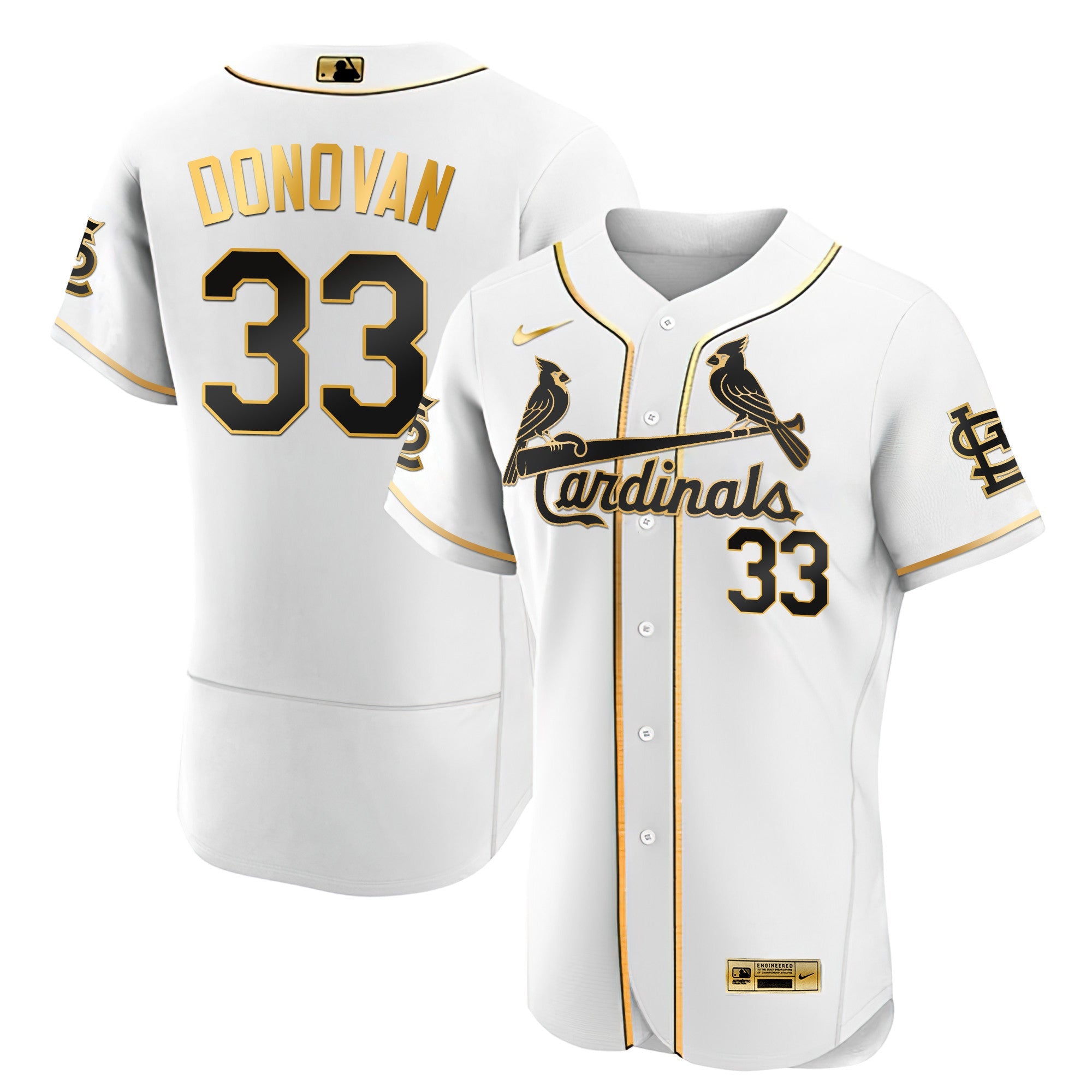 Men’s St. Louis Black Limited & Gold Jersey