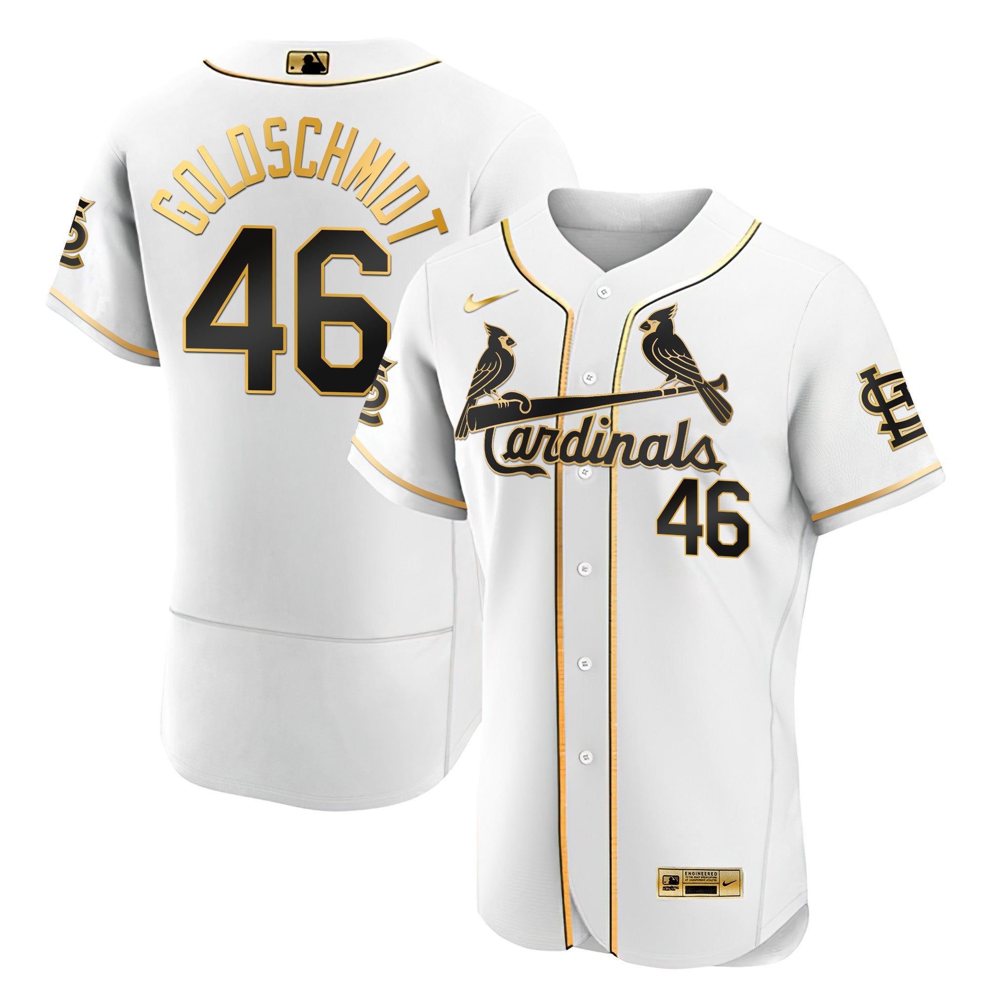 Men’s St. Louis Black Limited & Gold Jersey