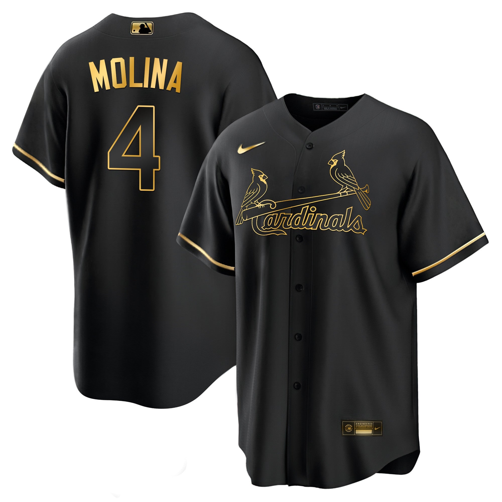 Men’s St. Louis Black Limited & Gold Jersey