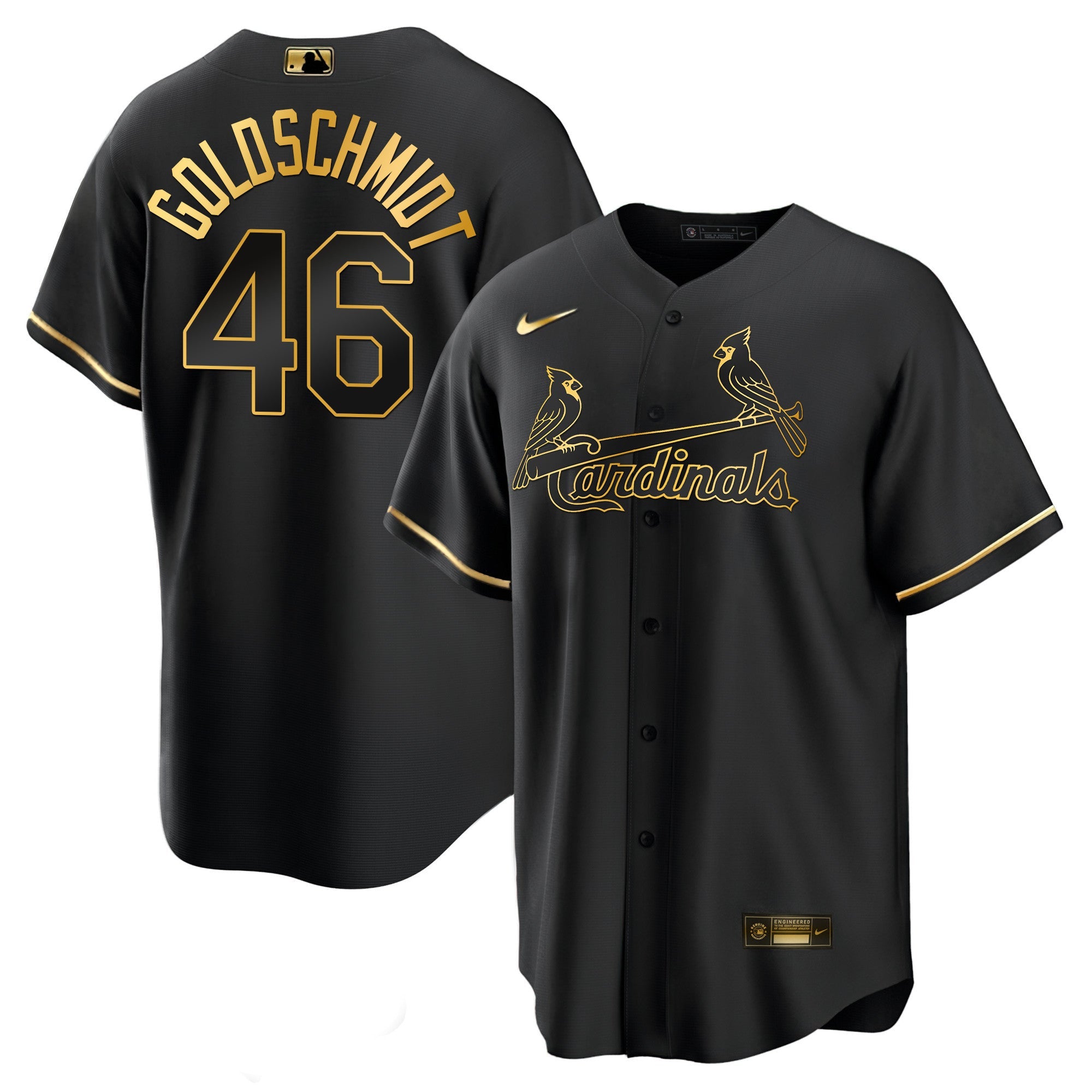 Men’s St. Louis Black Limited & Gold Jersey