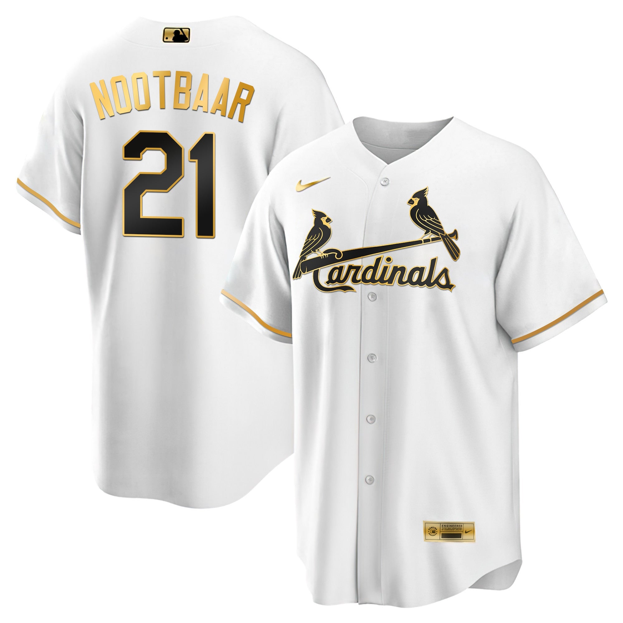 Men’s St. Louis Black Limited & Gold Jersey