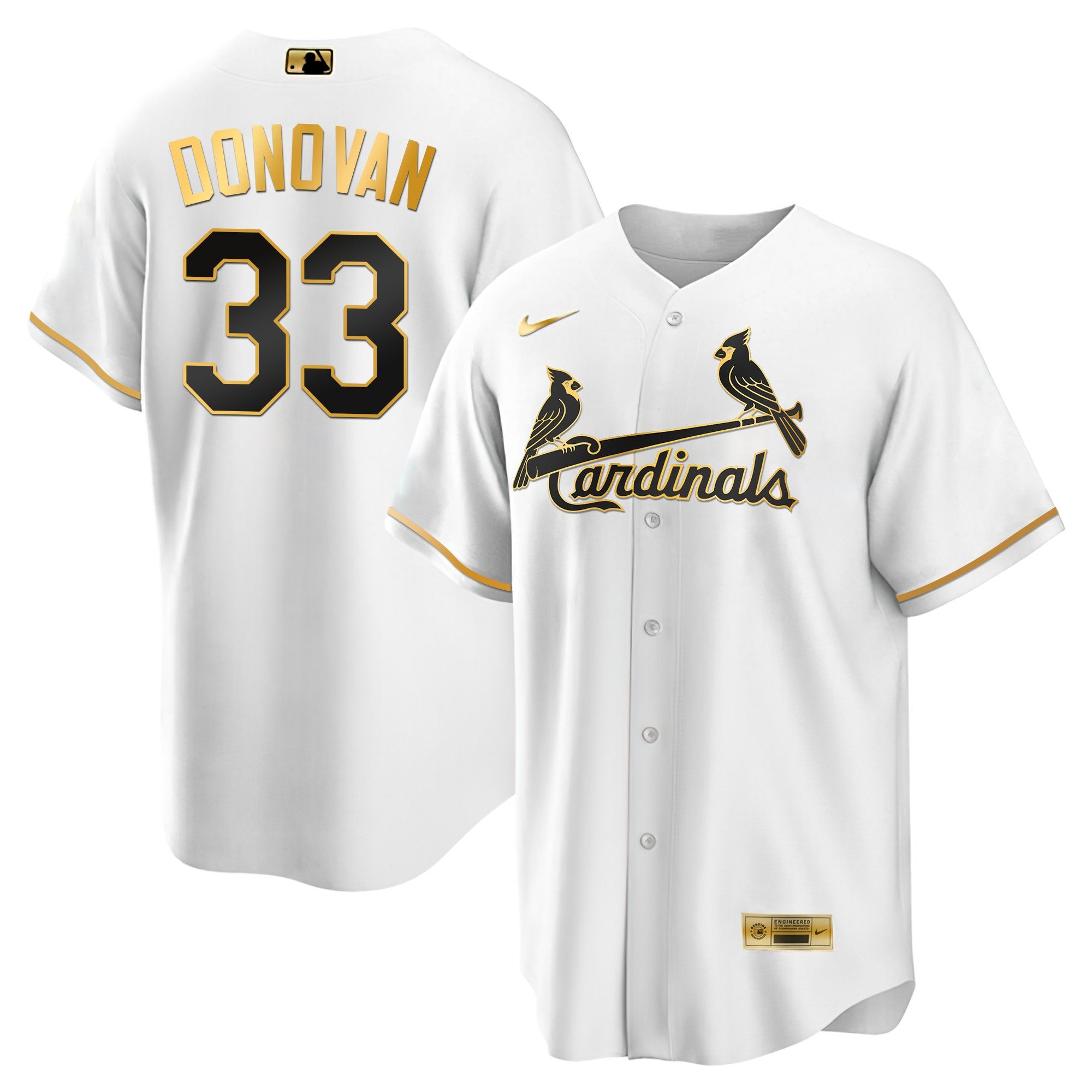 Men’s St. Louis Black Limited & Gold Jersey