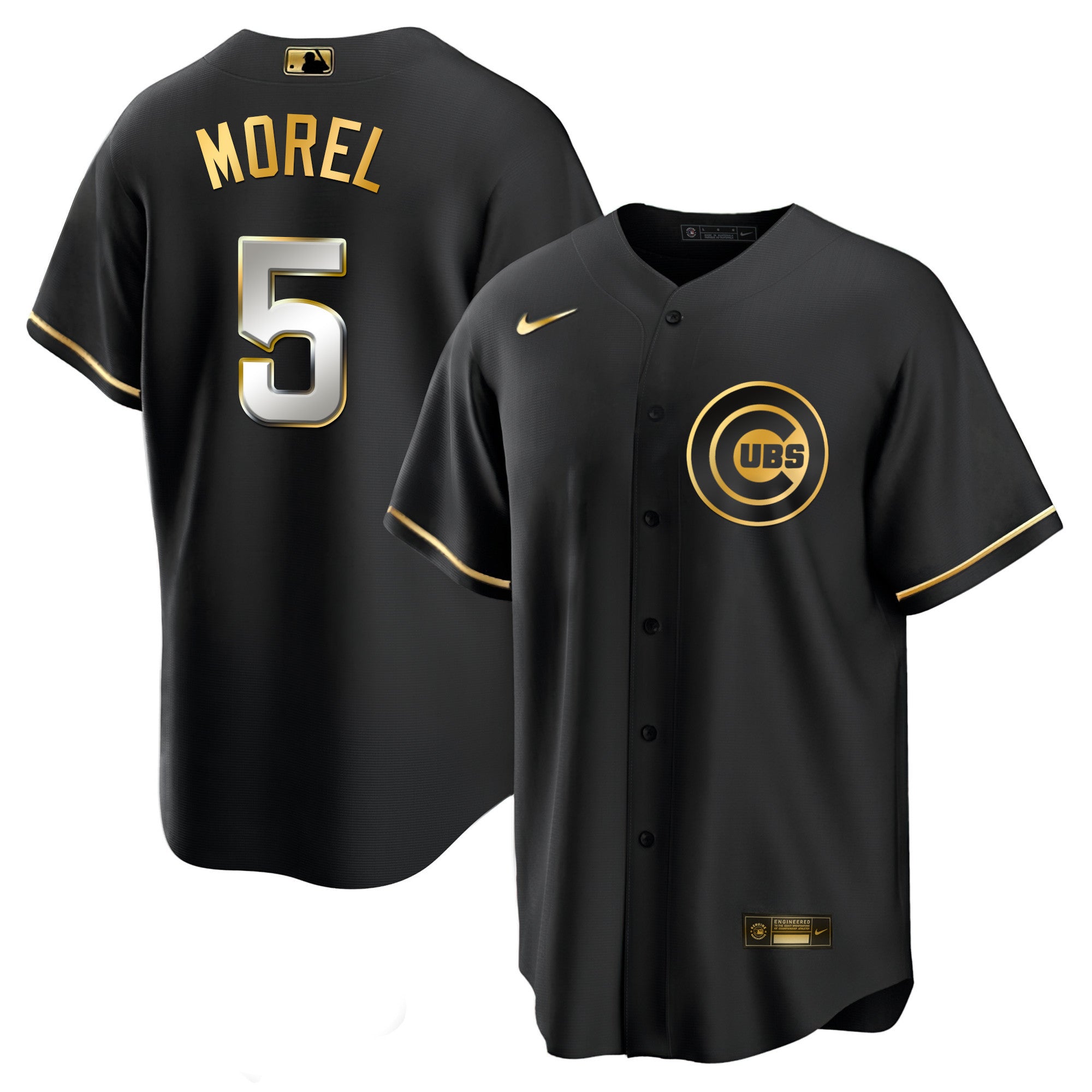Men’s Chicago Black Limited & Gold Jersey
